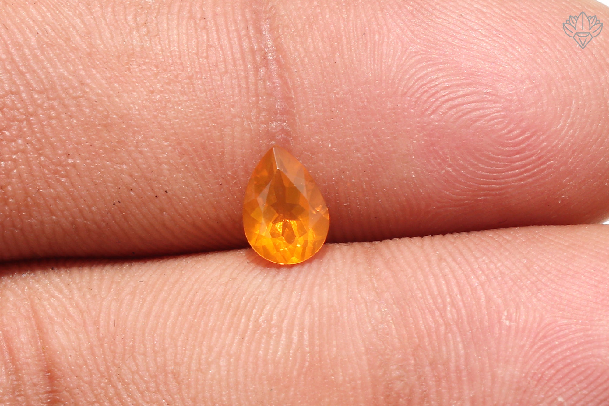 Celestial Mexican Opal Pear 5x7mm Faceted Gemstone for Delicate Pendants