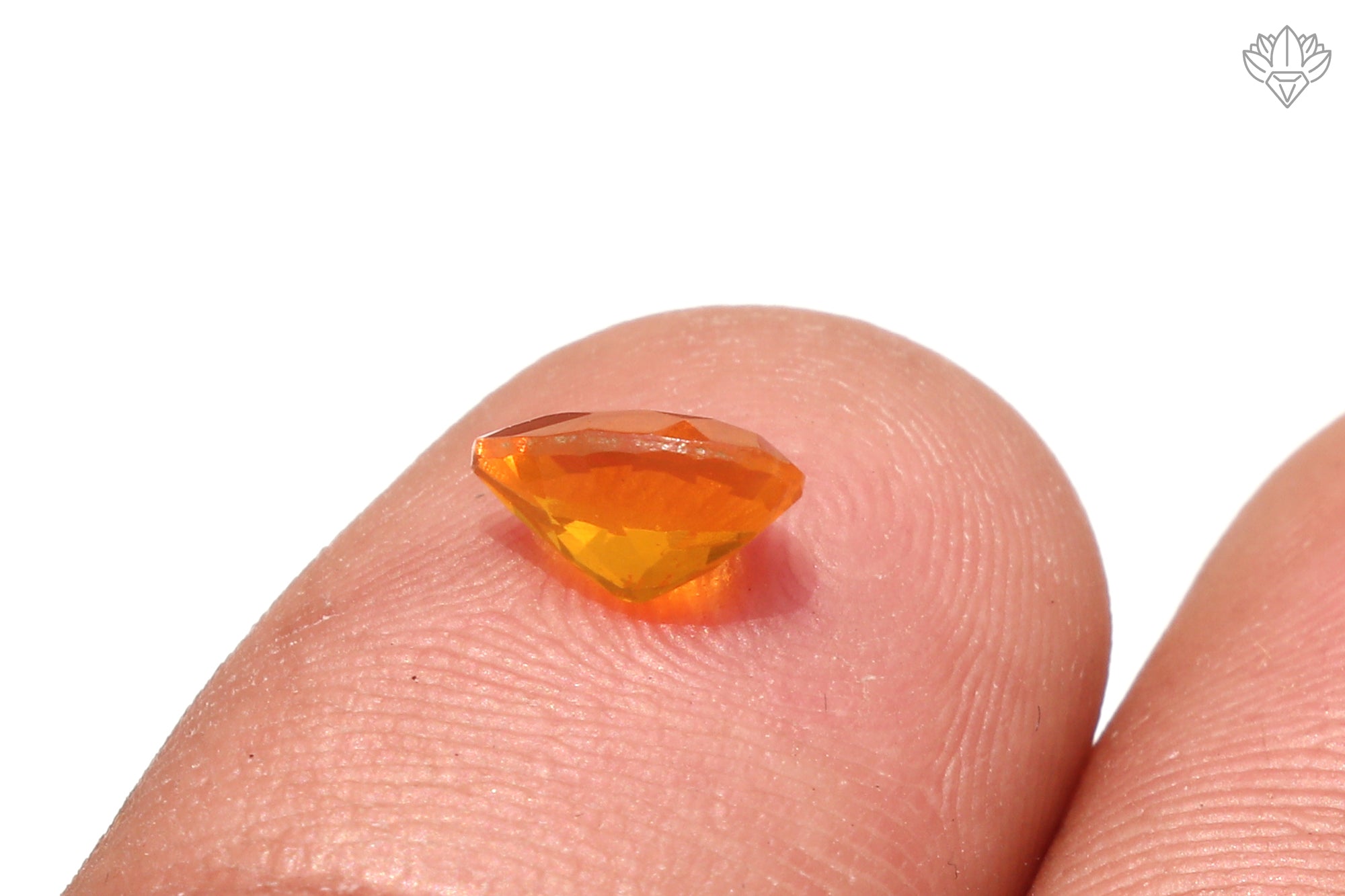 Celestial Mexican Opal Pear 5x7mm Faceted Gemstone for Delicate Pendants