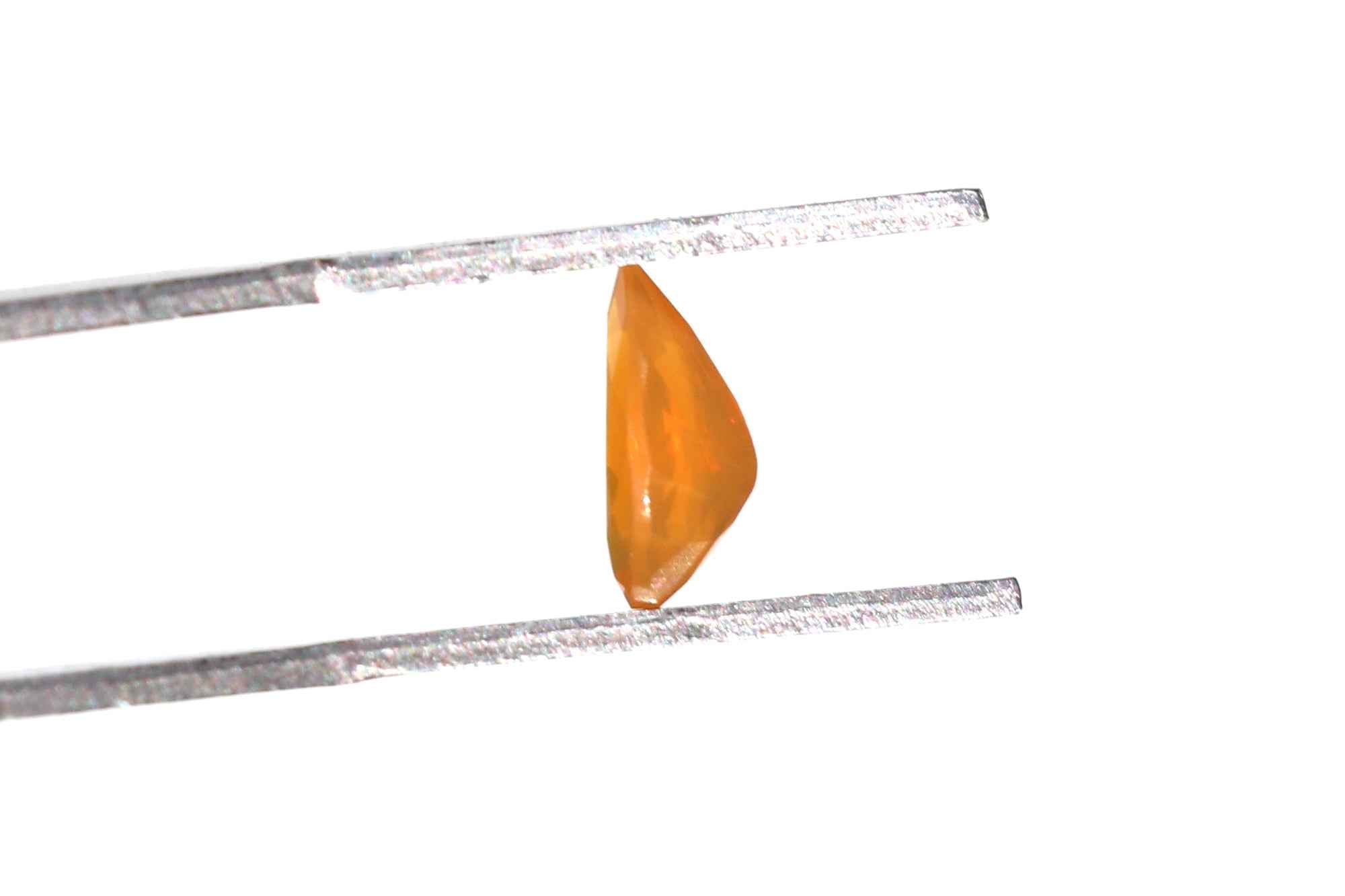 Aurora Mexican Opal Pear 5x8mm Faceted Gem for Elegant Earrings, Pendant Charms & Custom Jewelry