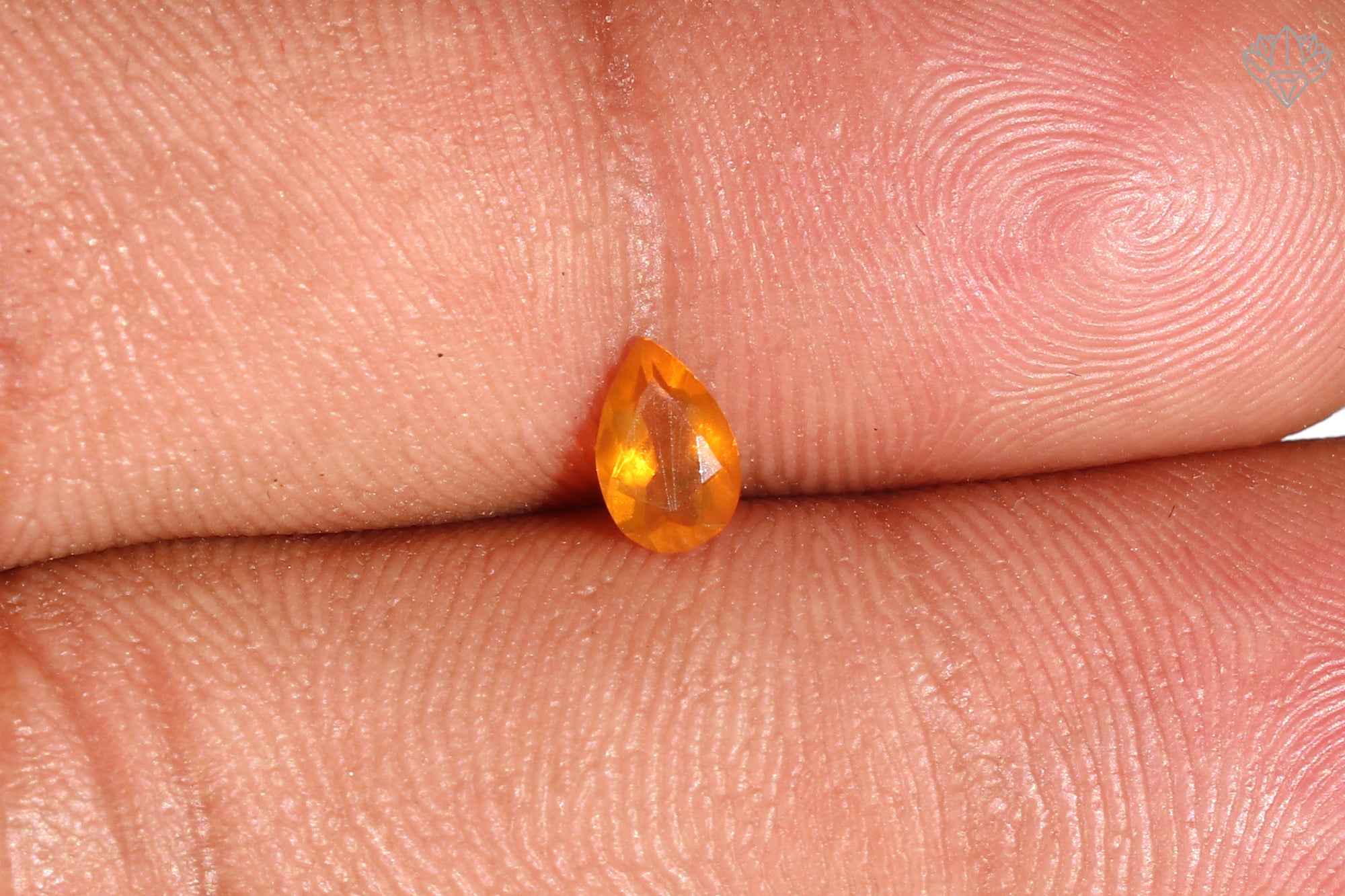 Treasured Mexican Opal Pear 4x6mm Faceted Gem for Petite Rings, Charm Jewelry & Delicate Pendants