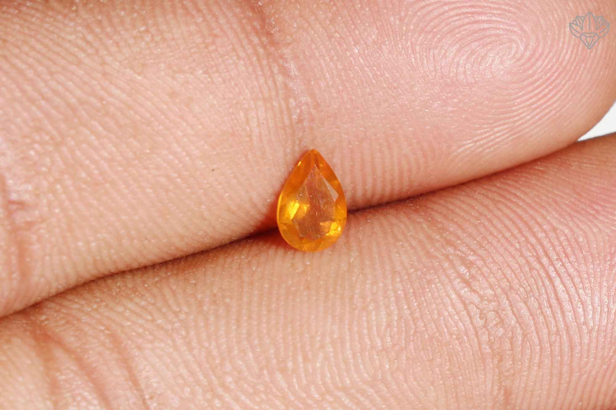 Moonlight Mexican Opal Pear 4x6mm Faceted Accent Gem for Layered Jewelry, Tiny Rings & Charm Pendants