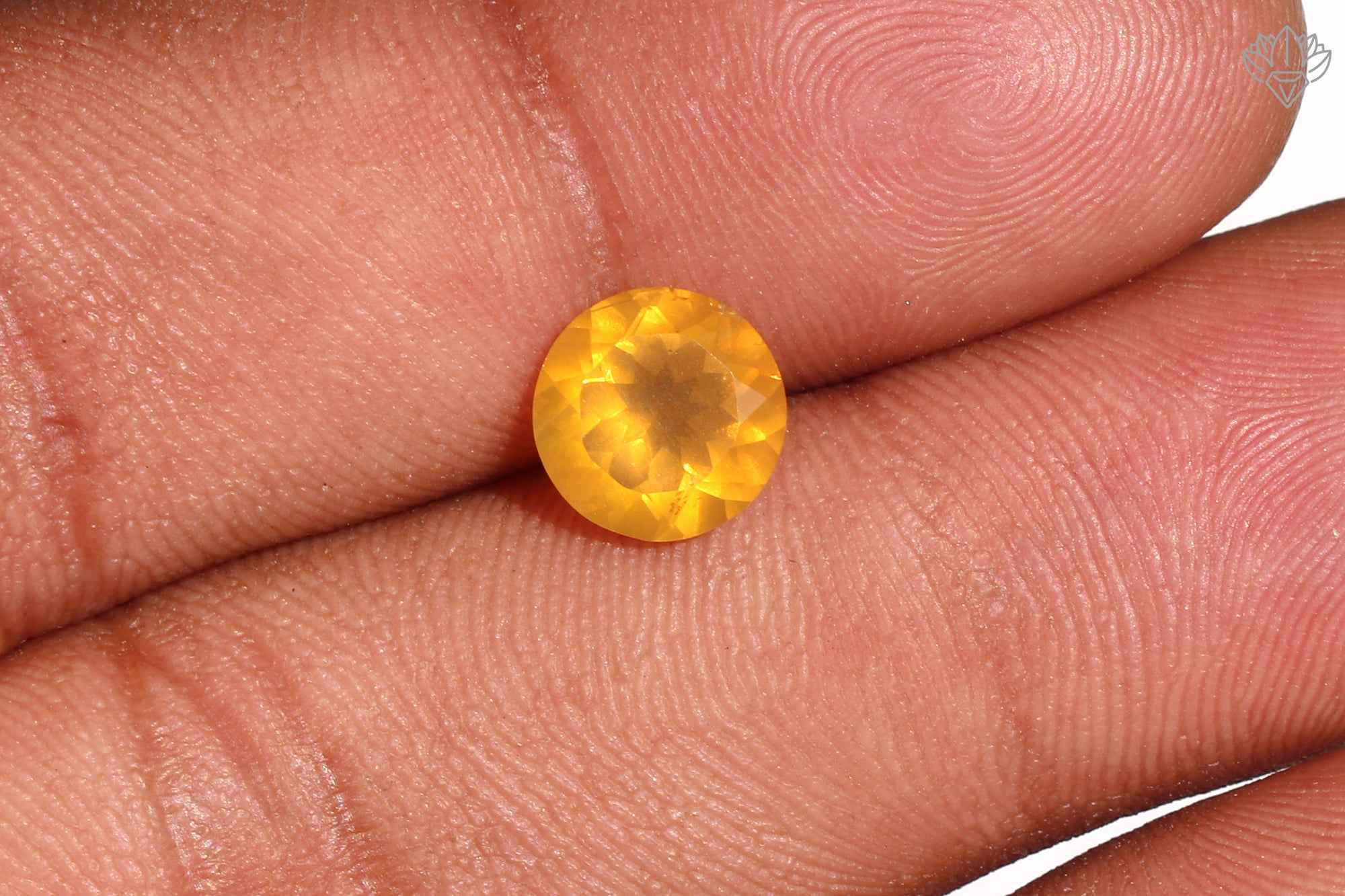 Starlight Mexican Opal Round 8mm Faceted Gemstone for Solitaire Rings, Pendant Centers & Artisan Jewelry
