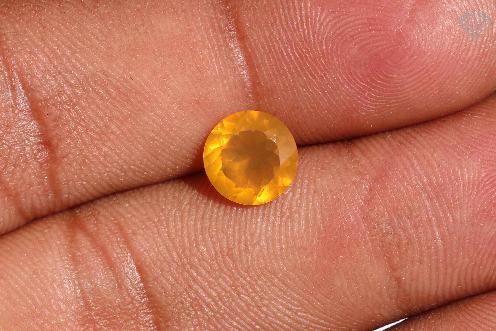 Velvet Mexican Opal Round 8mm Faceted Gem for Bezel Rings, Artisan Pendants & Fine Jewelry Making