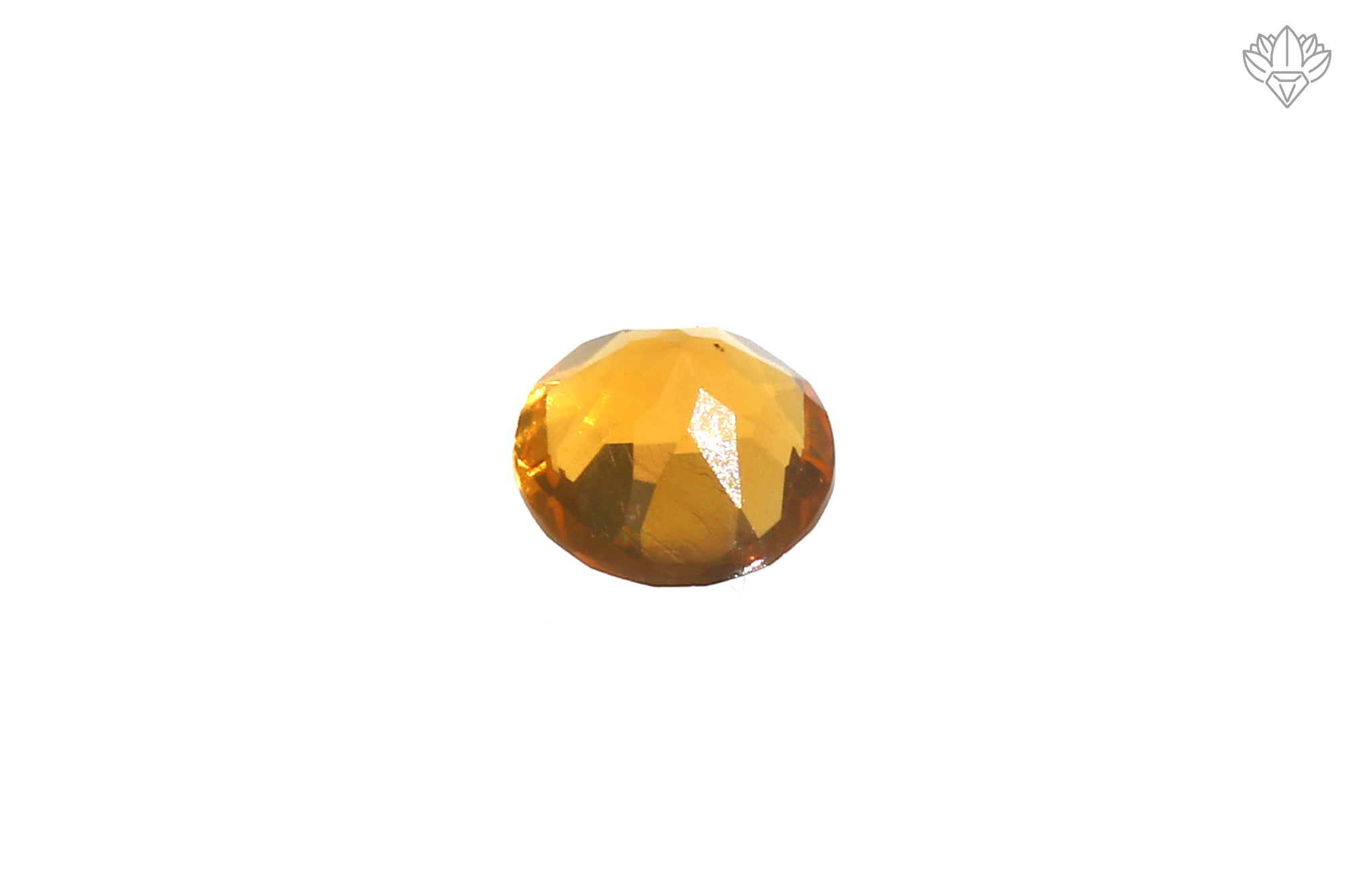 Auric Mexican Opal Round 6mm Faceted Gem for Stackable Rings, Birthstone Jewelry