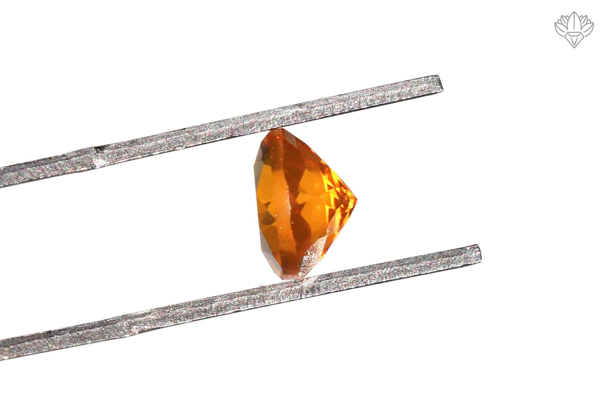 Eclipse Mexican Opal Round 7mm Faceted Gemstone for Solitaire Rings, Pendant Centers & Artisan Jewelry