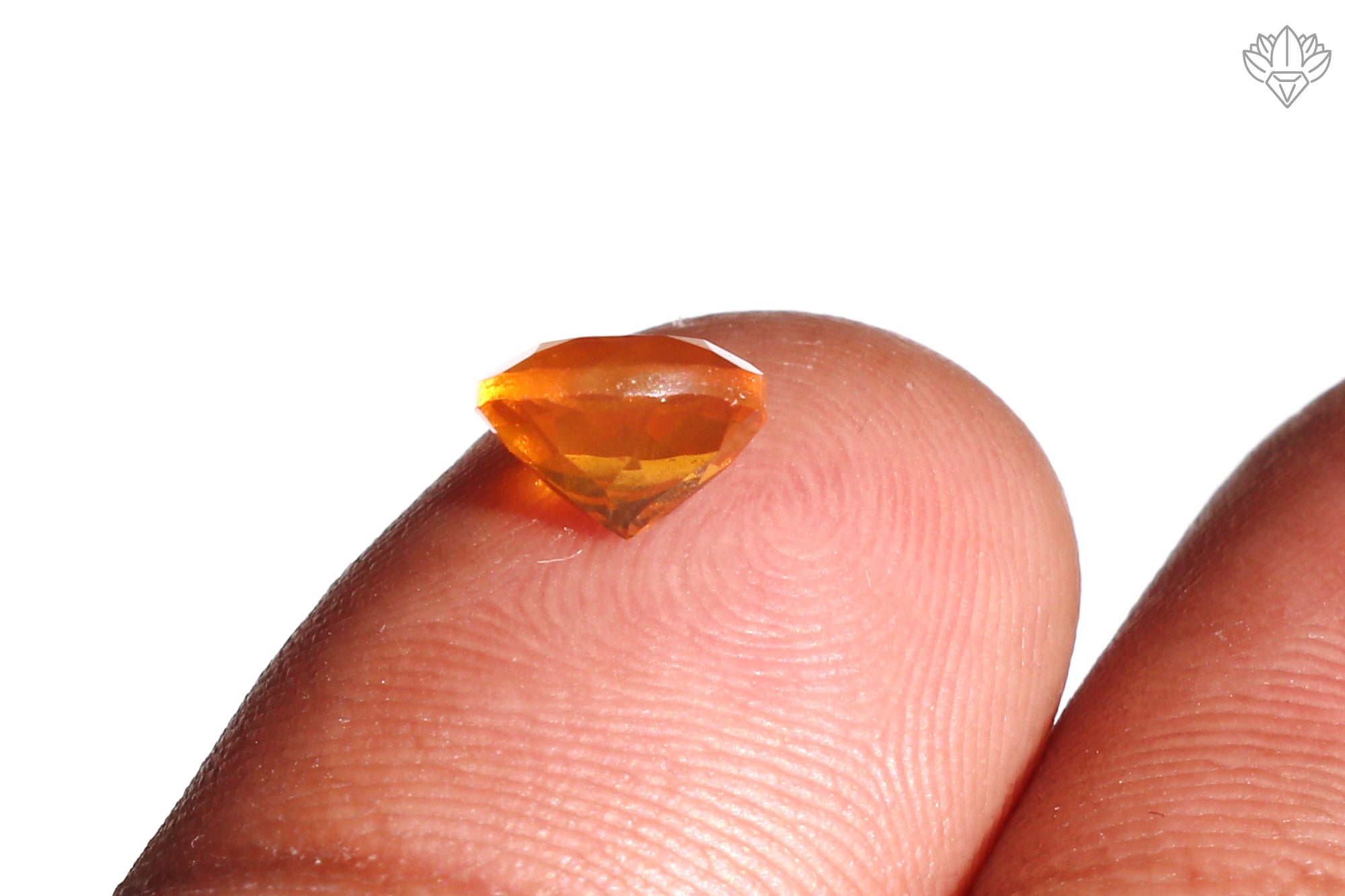 Eclipse Mexican Opal Round 7mm Faceted Gemstone for Solitaire Rings, Pendant Centers & Artisan Jewelry