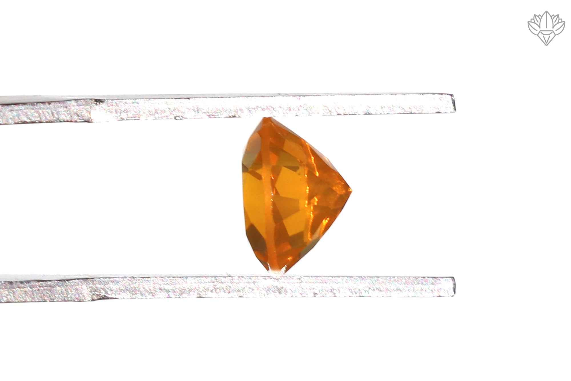 Natural Mexican Opal 7mm Round Faceted Loose Gemstone 0.97Ct for Jewelry Making