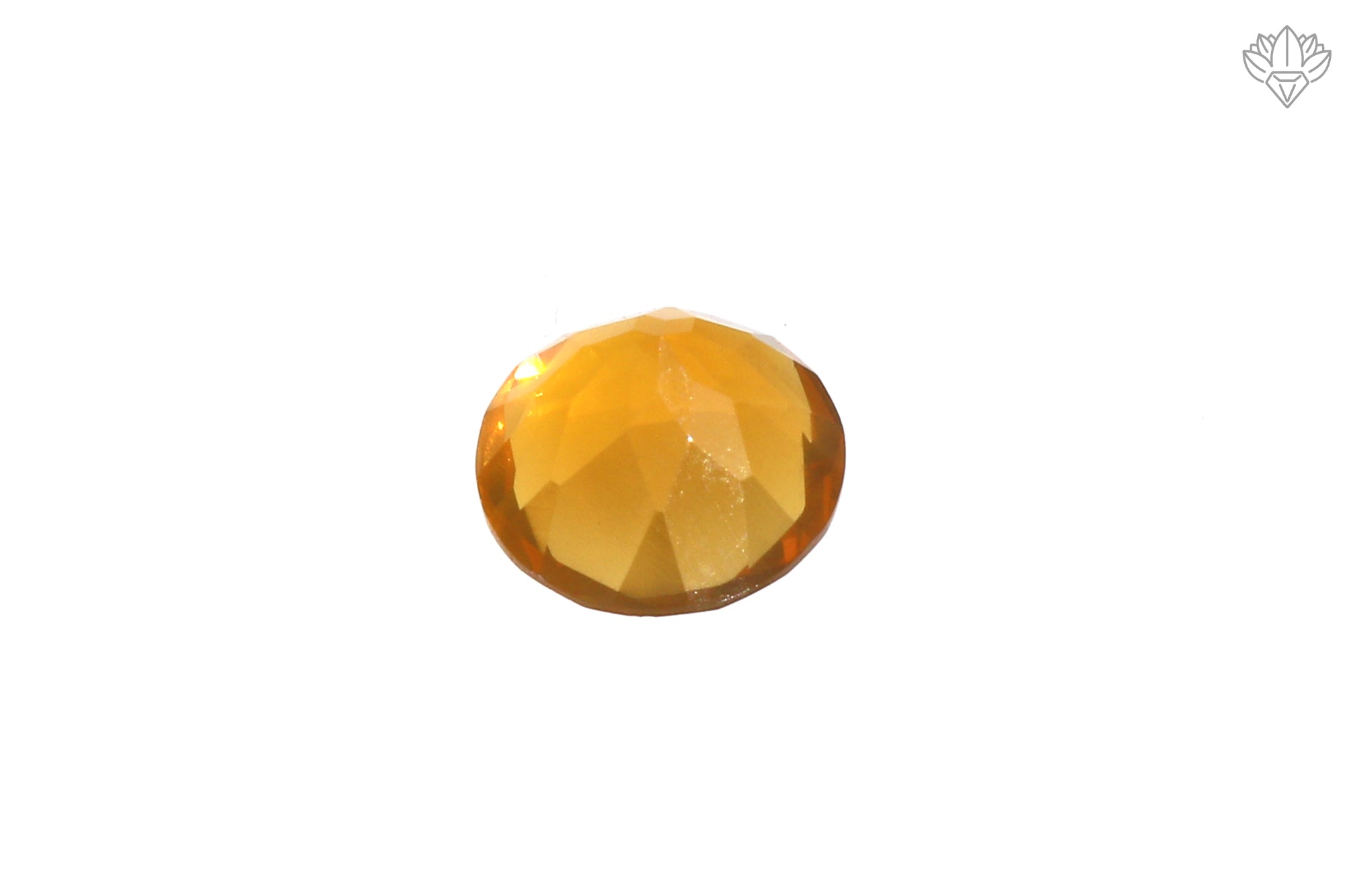 Natural Mexican Opal 7mm Round Faceted Loose Gemstone 0.97Ct for Jewelry Making