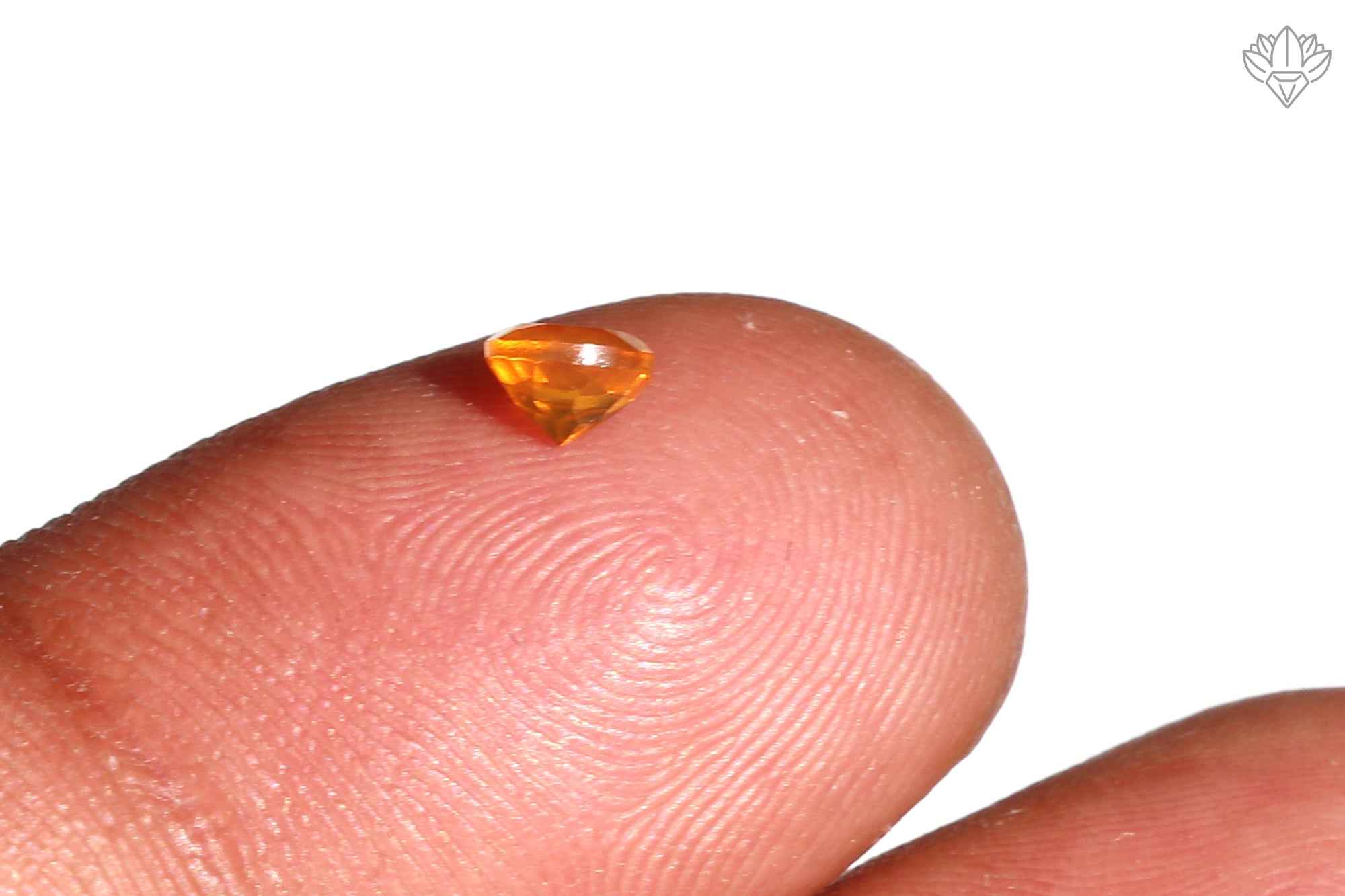 Natural Mexican Fire Opal 4mm Round Faceted Loose Gem for Artisan Jewelry