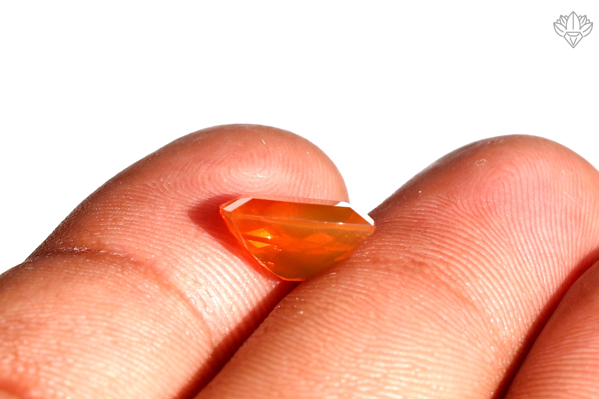 Natural Mexican Fire Opal 9x11mm Cushion Faceted Loose Gemstone for Statement Jewelry