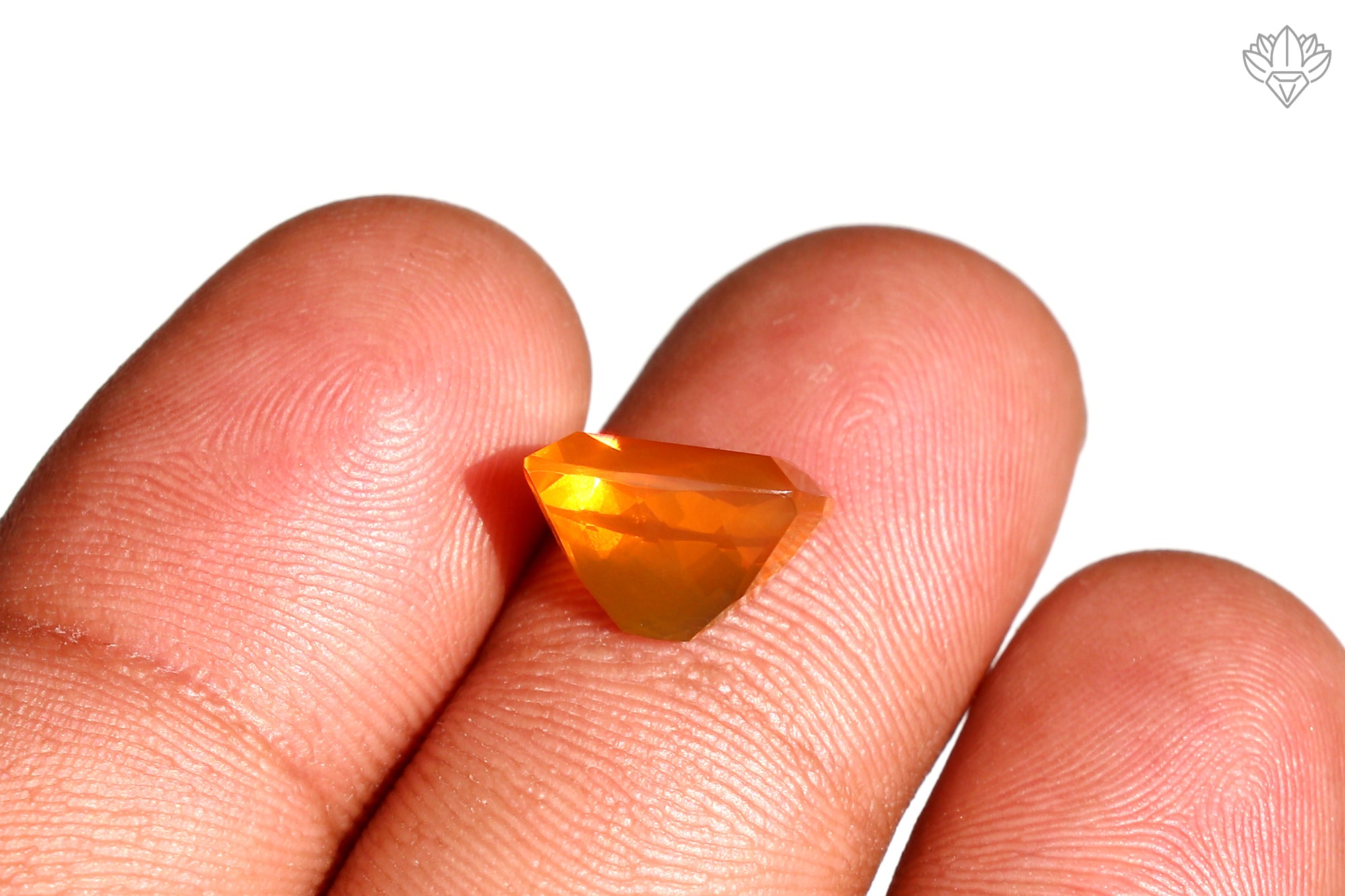 Premium Mexican Fire Opal 9x11mm Cushion Faceted Natural Loose Gemstone