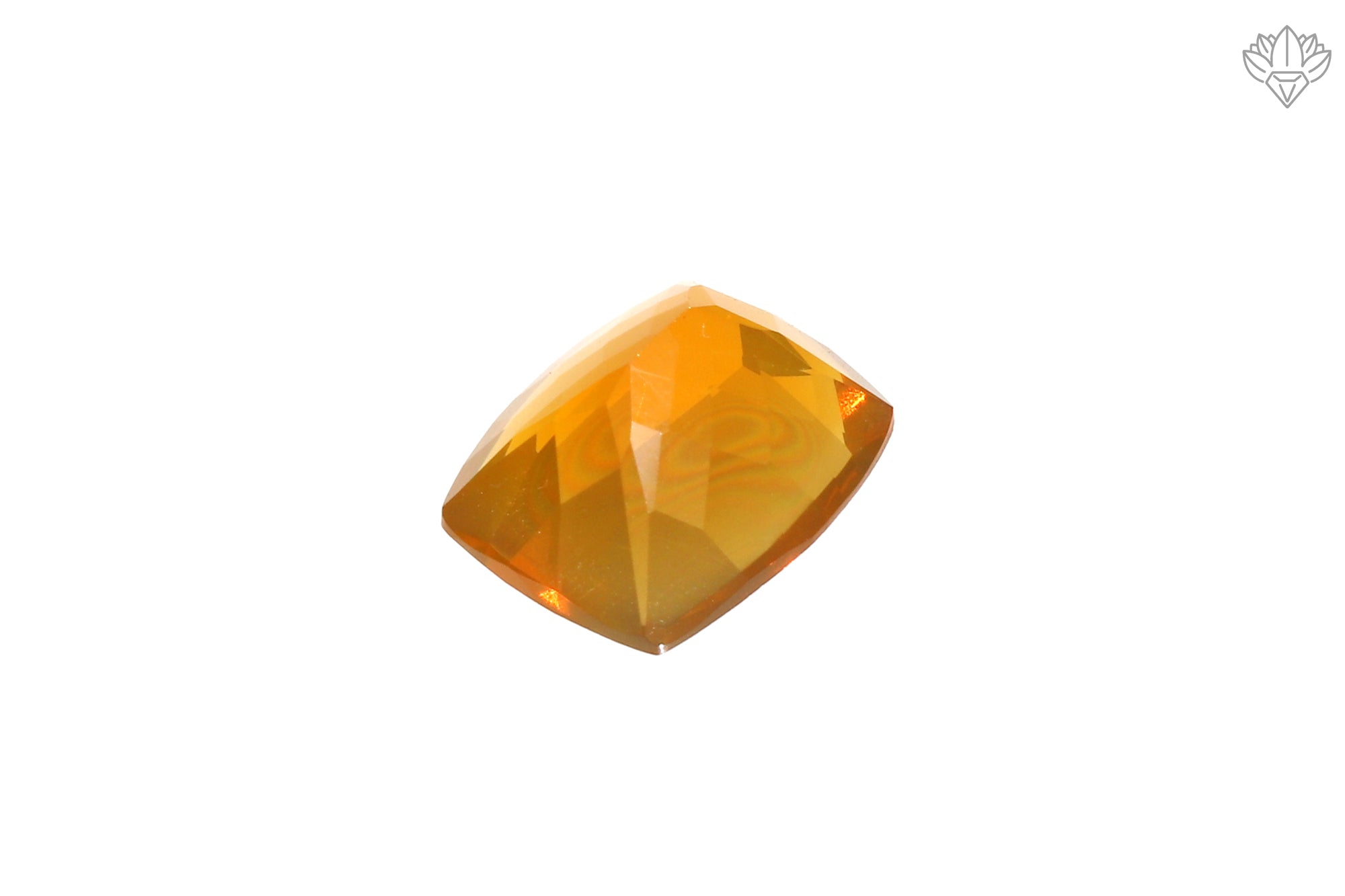 Premium Mexican Fire Opal 9x11mm Cushion Faceted Natural Loose Gemstone