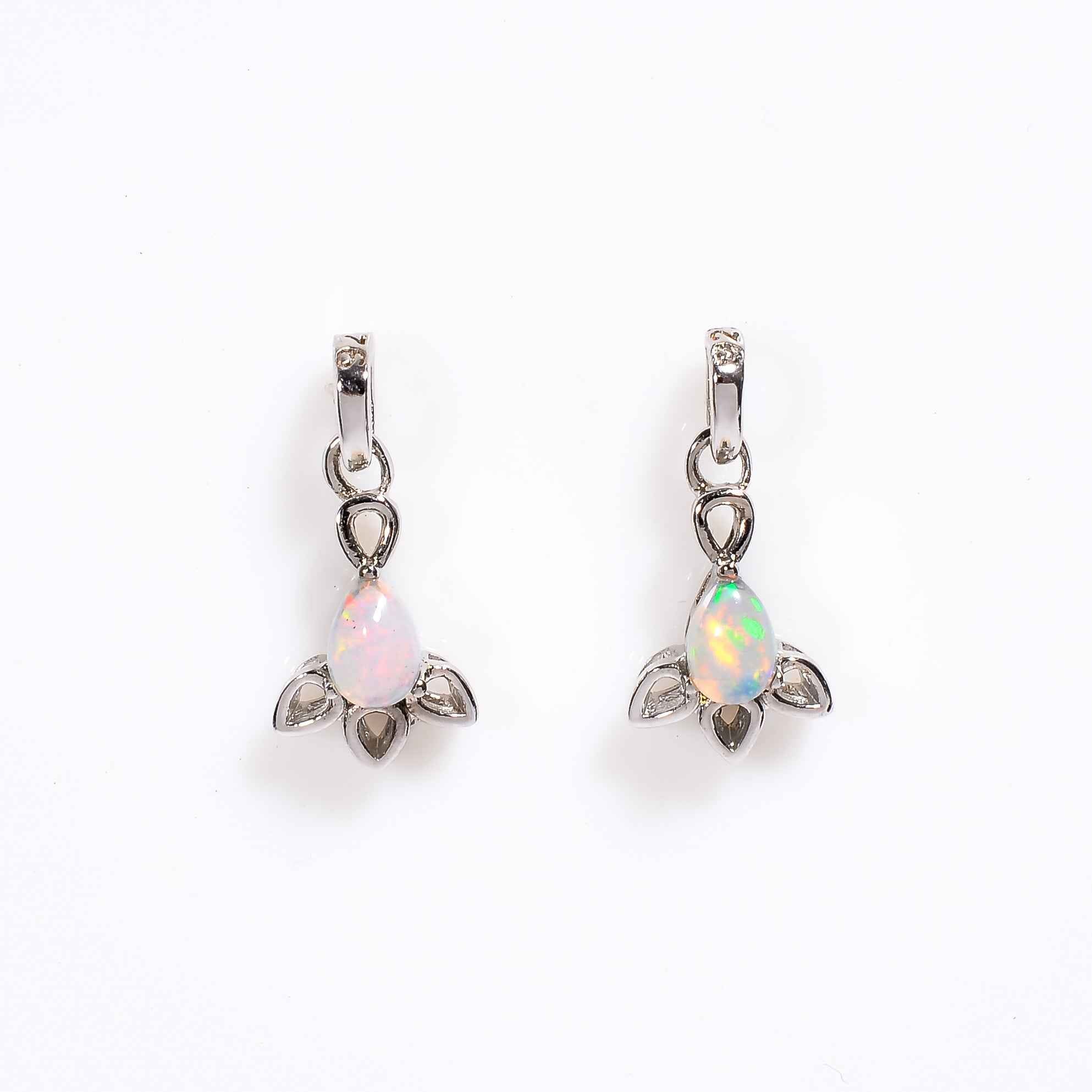 Opal Pendant 6x4mm Oval Cabochon 925 Silver Coastal Collection Everyday Fashion Accessory
