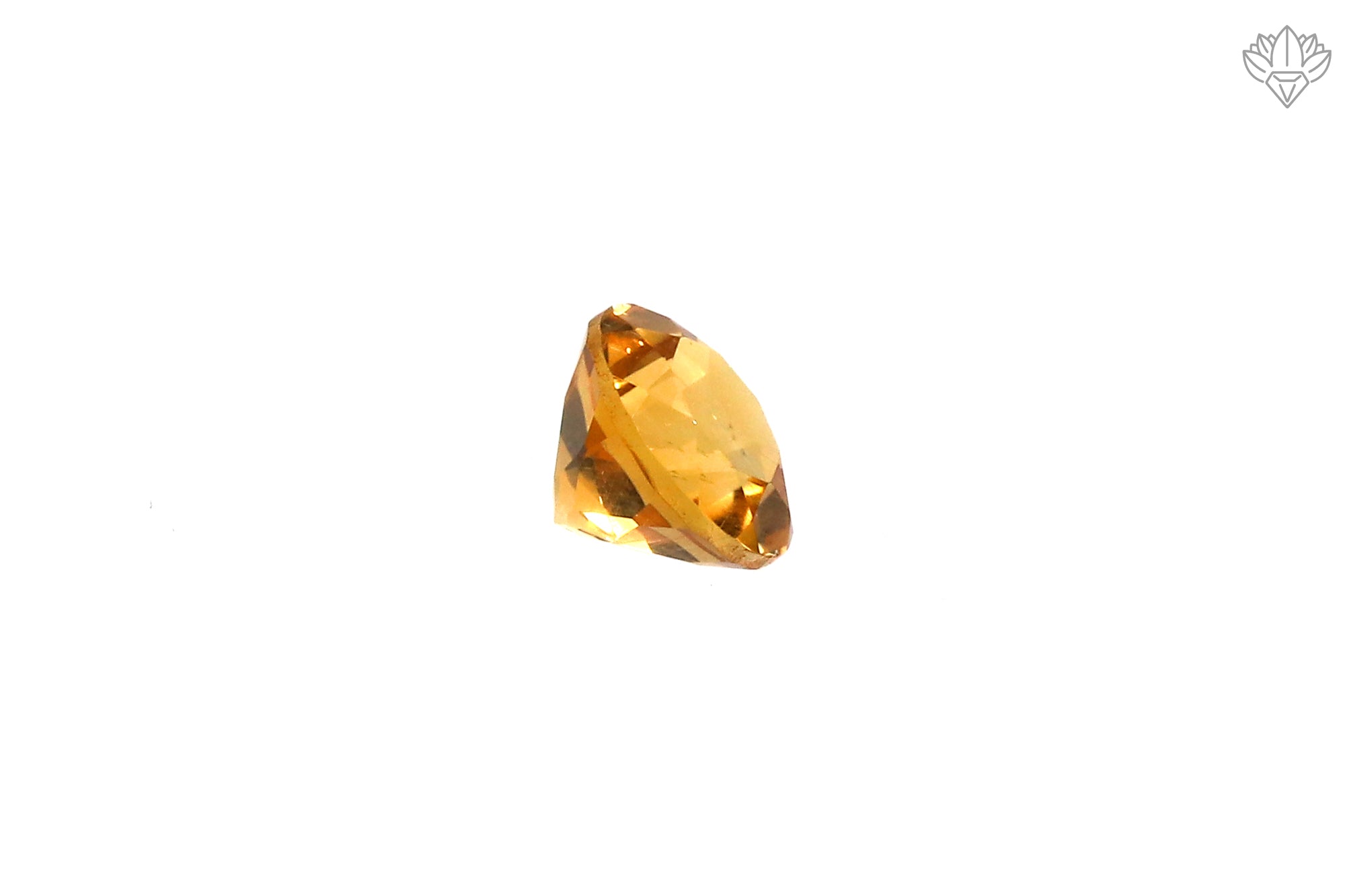 Natural Mexican Fire Opal 7mm Brilliant Round Faceted Loose Gemstone
