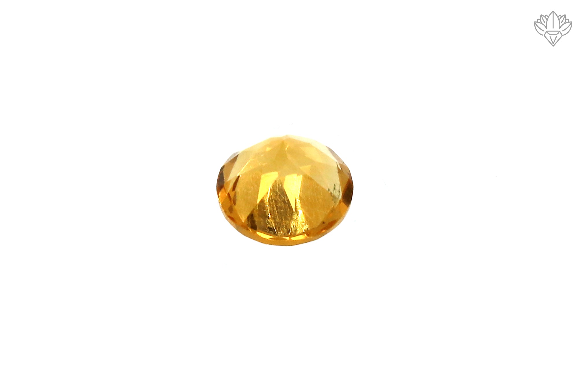 Natural Mexican Fire Opal 7mm Brilliant Round Faceted Loose Gemstone