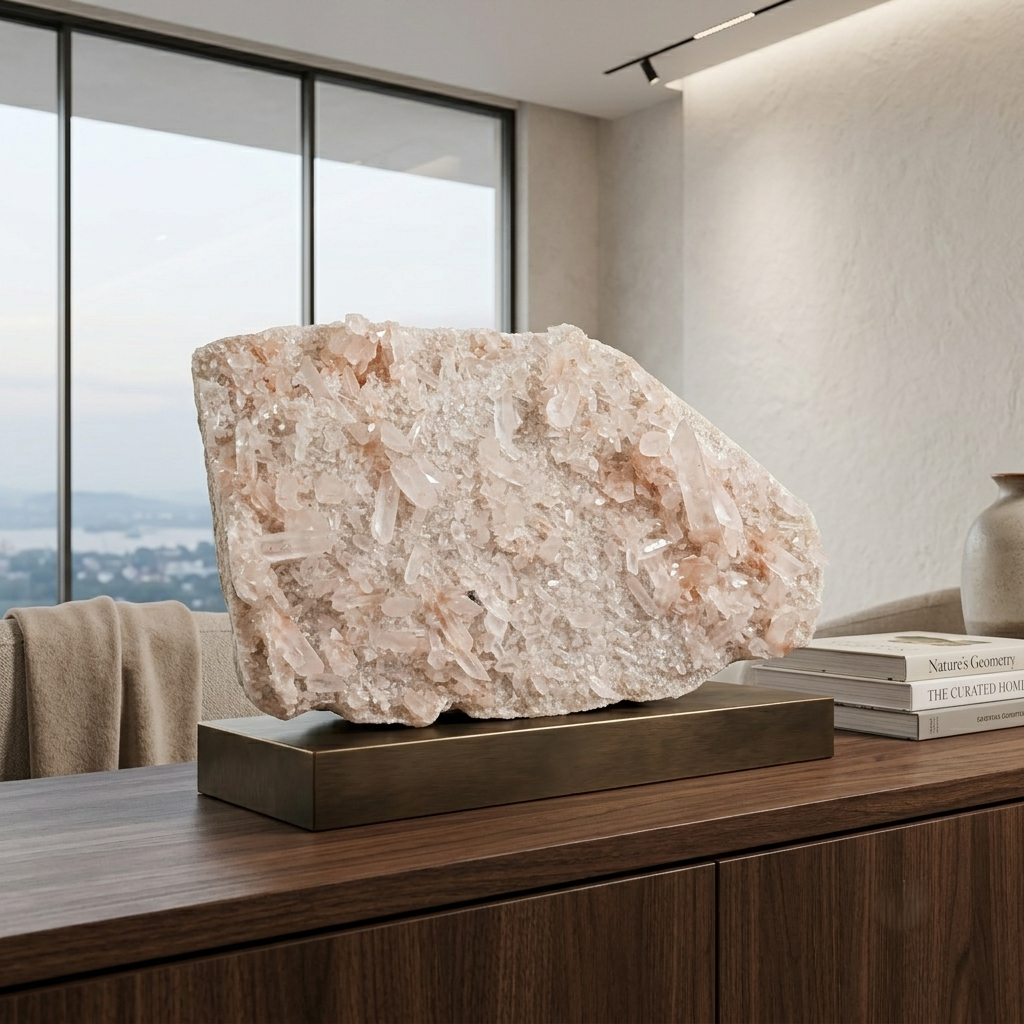 Natural Himalayan Pink Quartz Cluster 2600g Large Raw Crystal Specimen for Healing and Decoration