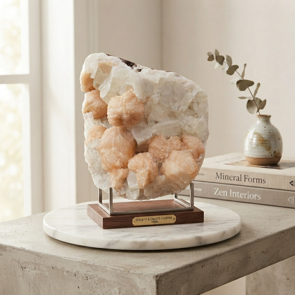 Natural Stillbite Apophyllite Healing Crystal Rough Stone 3980g for Energy and Balance