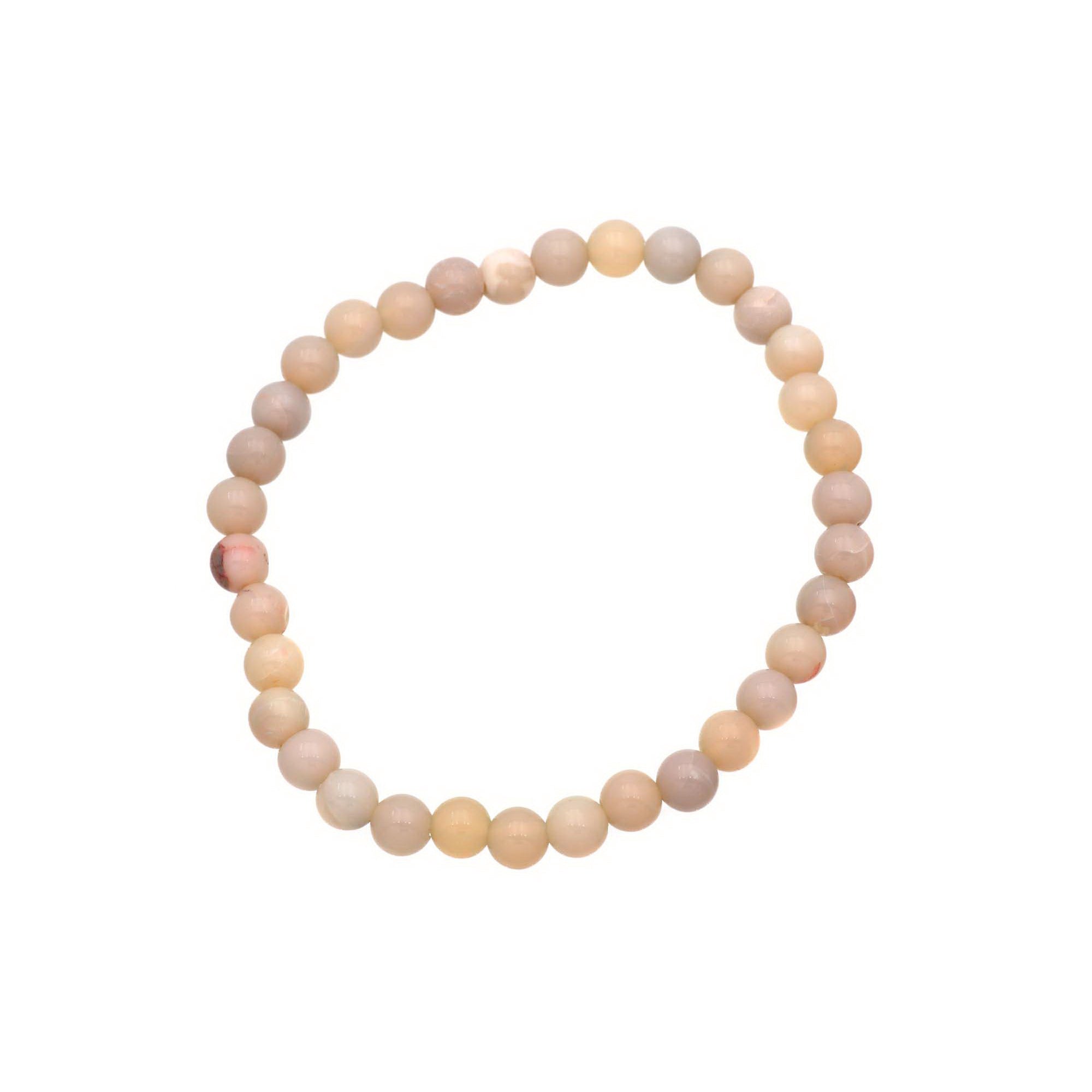 Australian Opal Round Bead Bracelet 69 Ct Natural 8mm Handmade Gemstone Jewelry