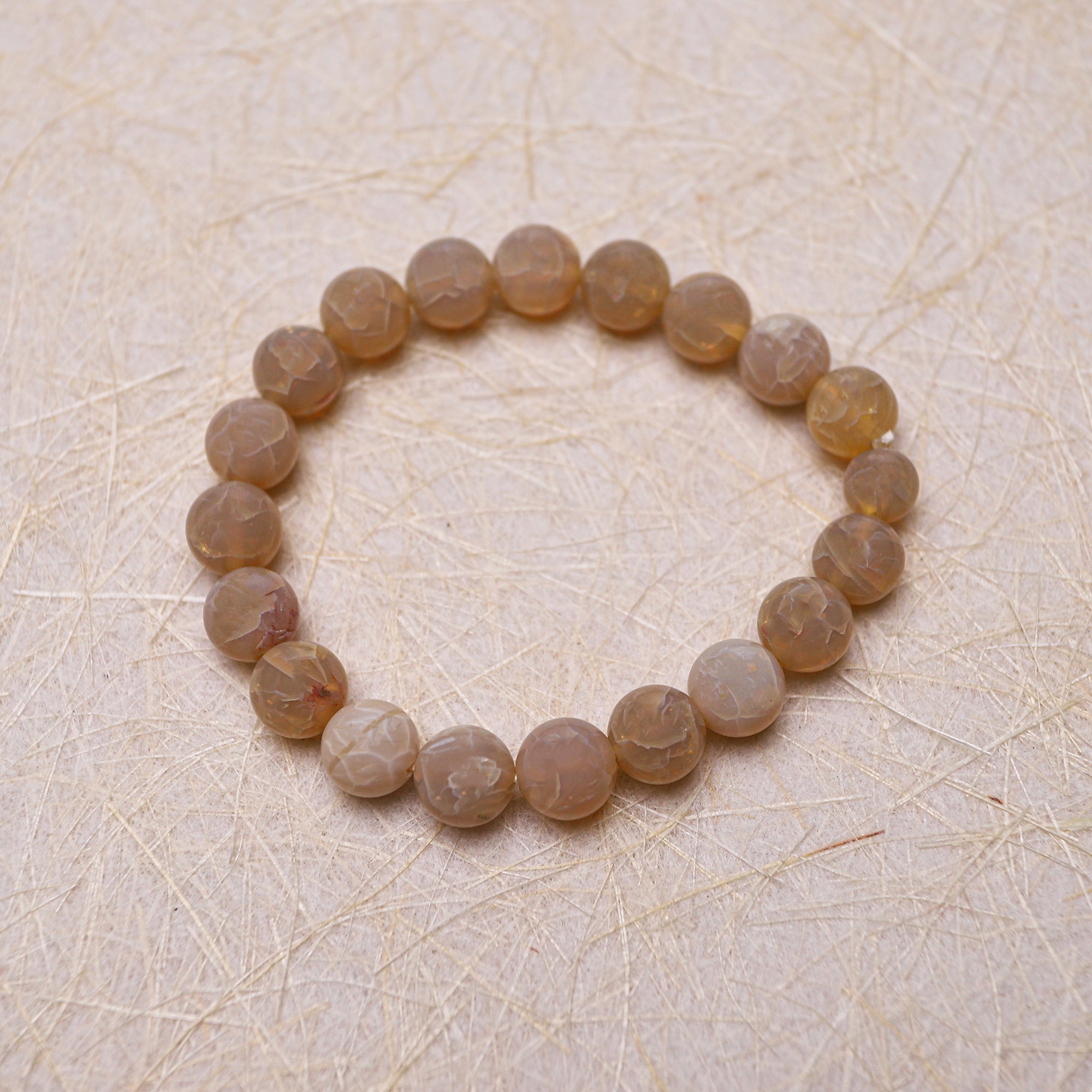 Natural Australian Opal Bracelet 99 Ct Graduated Round Beads Handmade Gemstone Jewelry