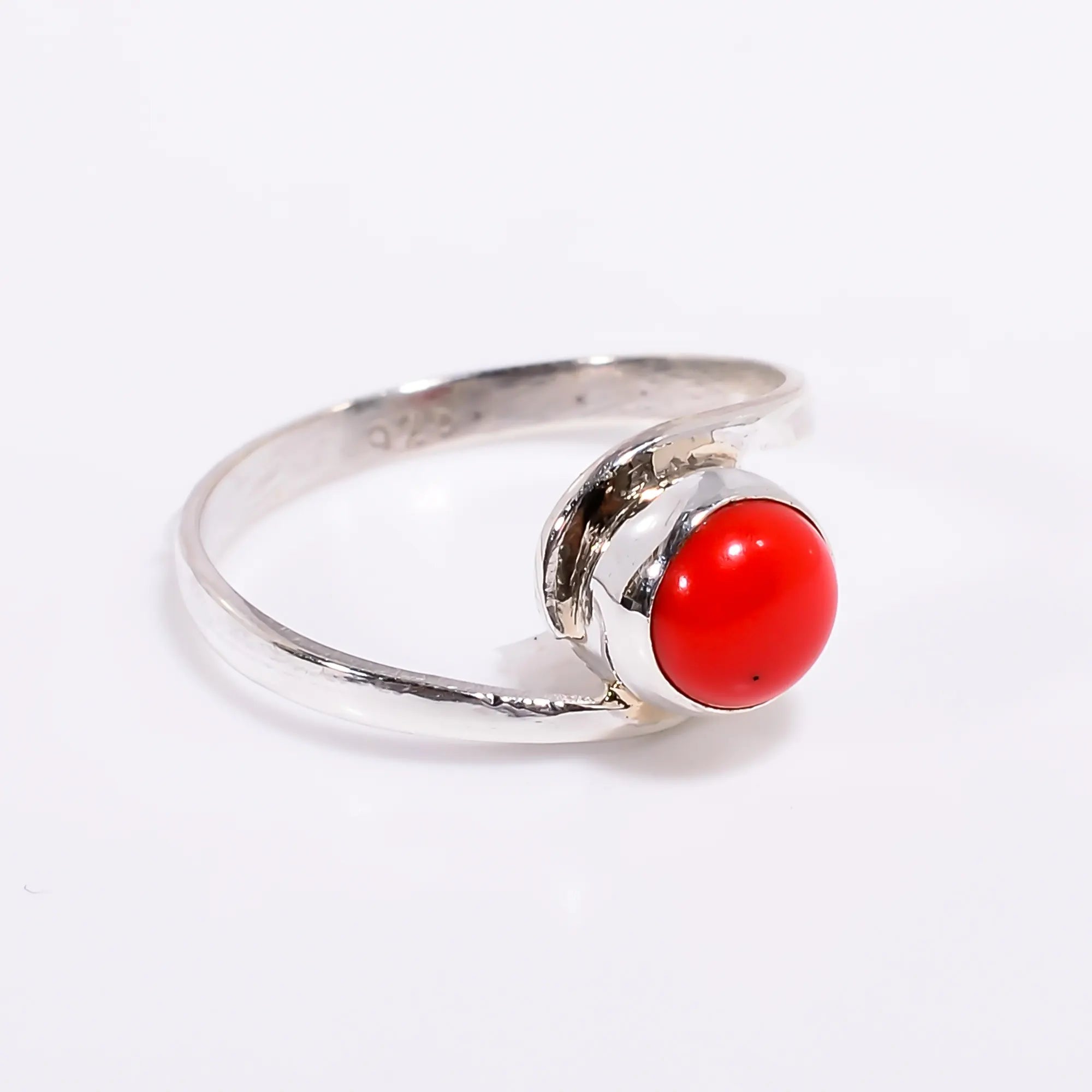 Red Carnelian Rings Natural Gemstone Ring in 925 Sterling Silver – Handmade, Dainty & Elegant