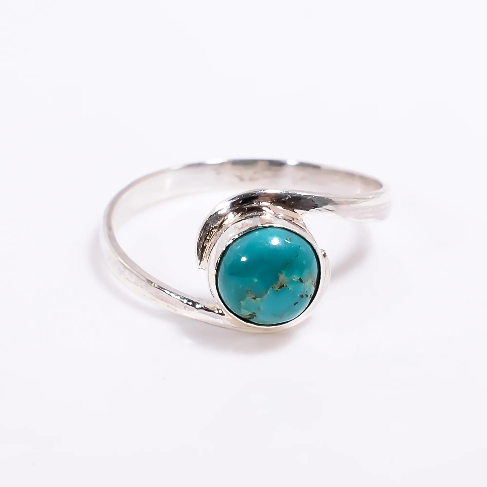 Authentic Turquoise Gemstone Ring for Women – 925 Silver Engagement & Wedding Jewelry