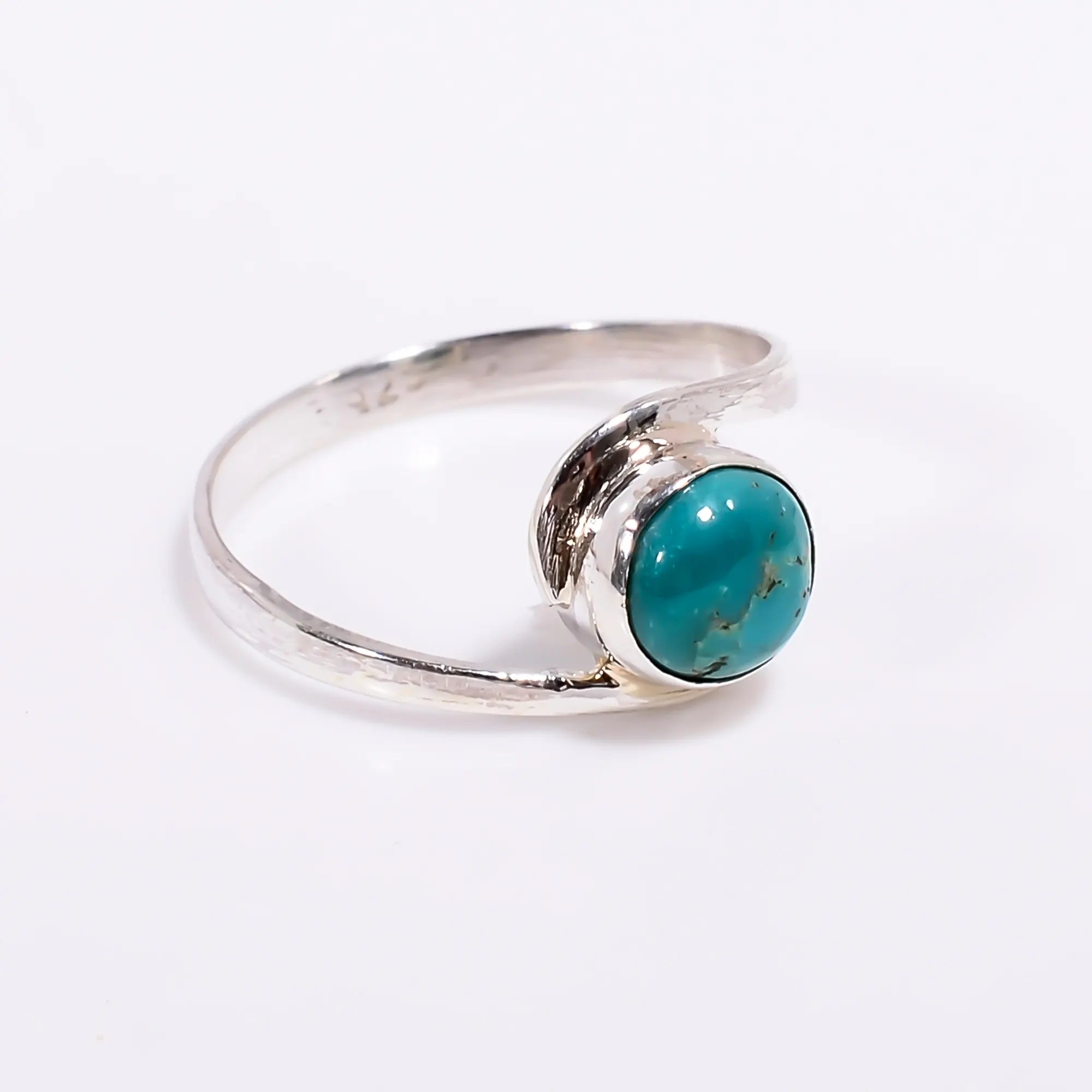 Authentic Turquoise Gemstone Ring for Women – 925 Silver Engagement & Wedding Jewelry