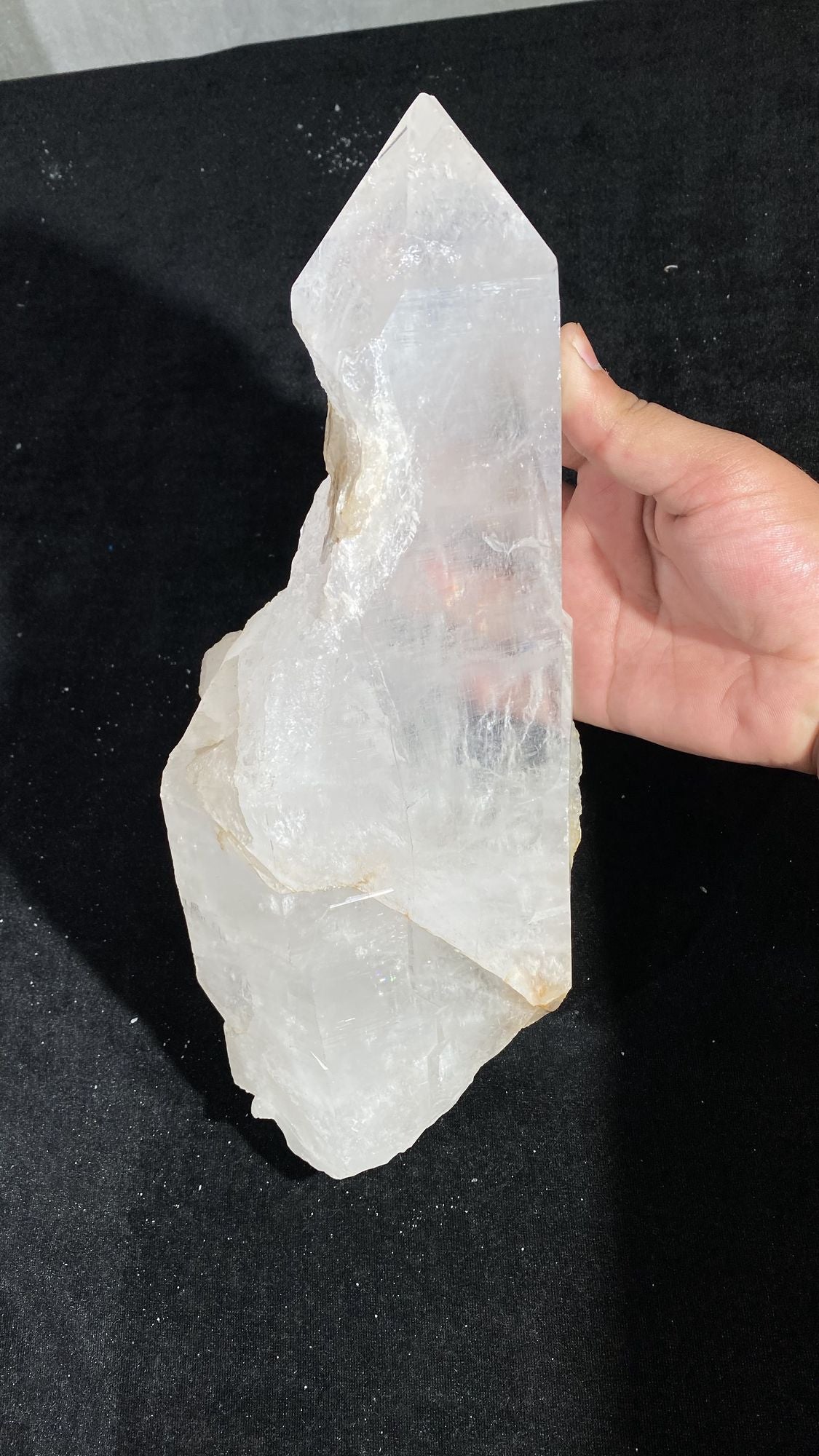 Natural Himalayan White Quartz Crystal Cluster from Himalya Quartz, raw healing stone for meditation, Reiki, and energy cleansing.