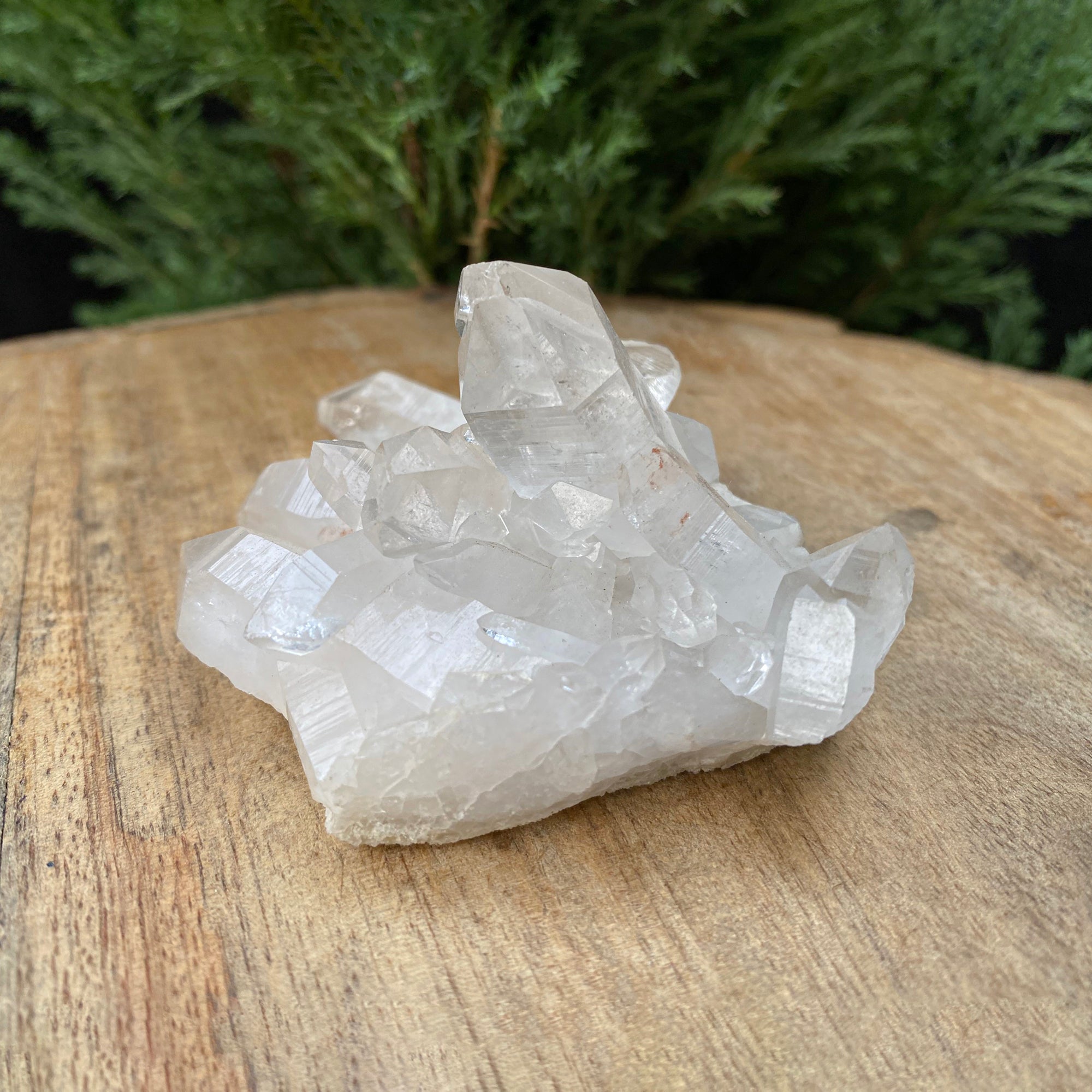 White and Pink Quartz Crystal Cluster 110g Natural Himalayan Raw Healing Stone Mineral Specimen Mini Décor