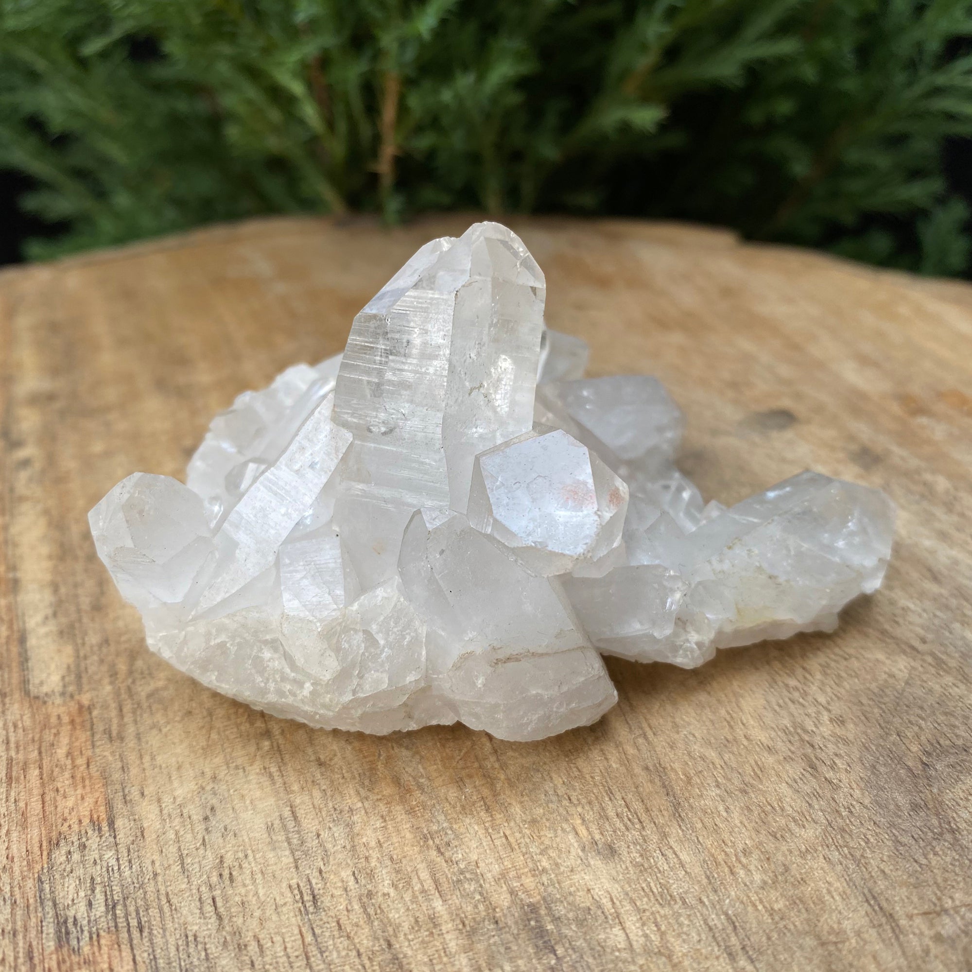 White and Pink Quartz Crystal Cluster 110g Natural Himalayan Raw Healing Stone Mineral Specimen Mini Décor