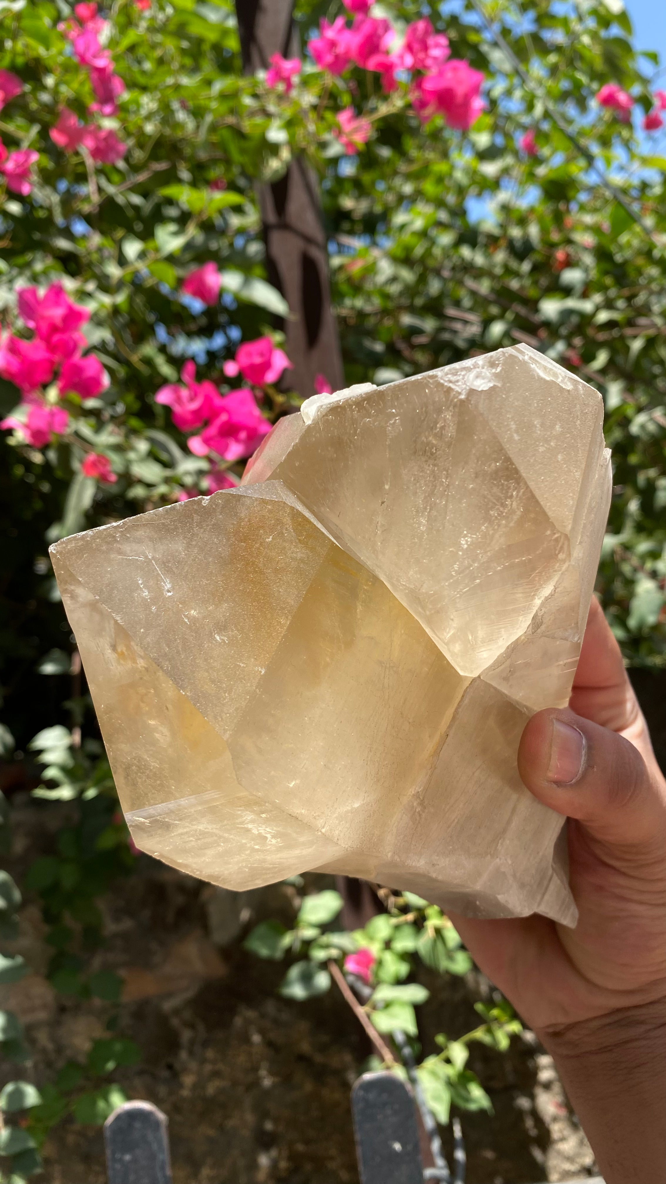 Himalya Quartz Himalayan Smoky Quartz crystal cluster for protection and meditation, raw healing stone with smoky, textured appearance