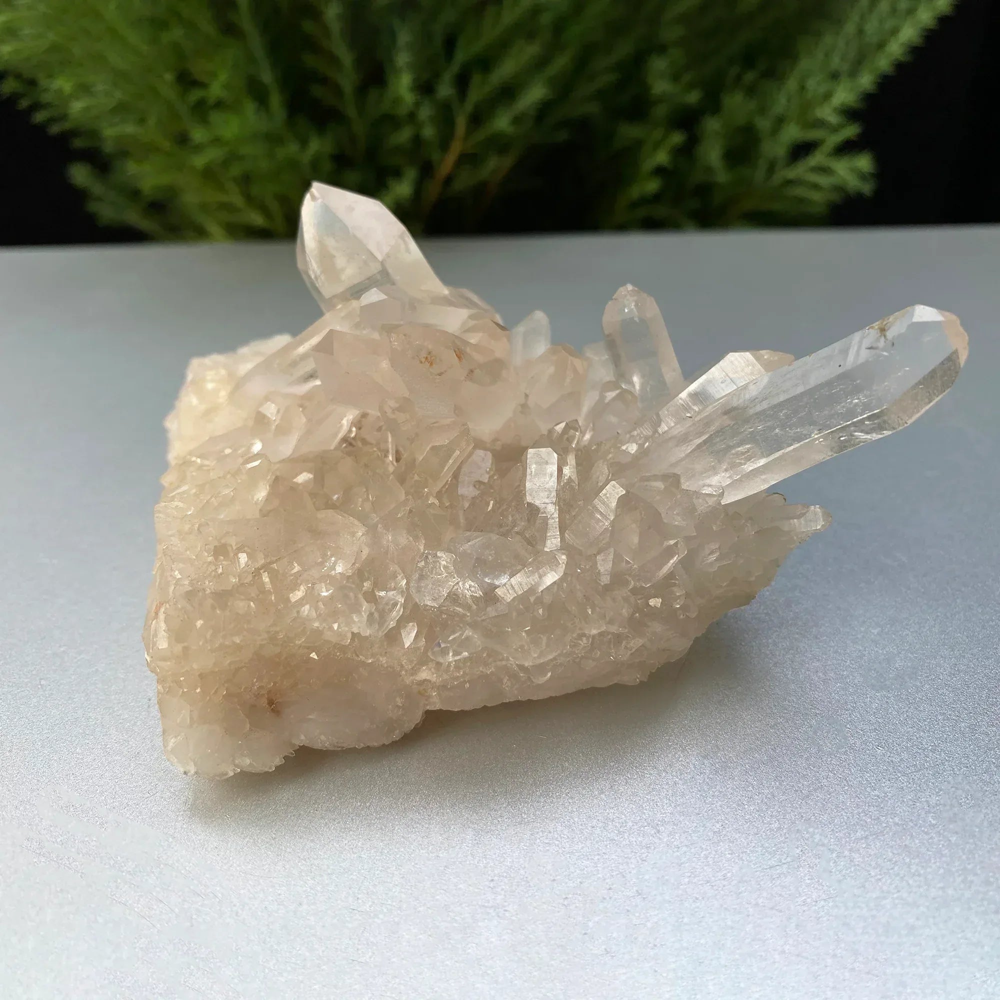 Natural Himalayan White + Pink Quartz Cluster 240g Himalayan Quartz
