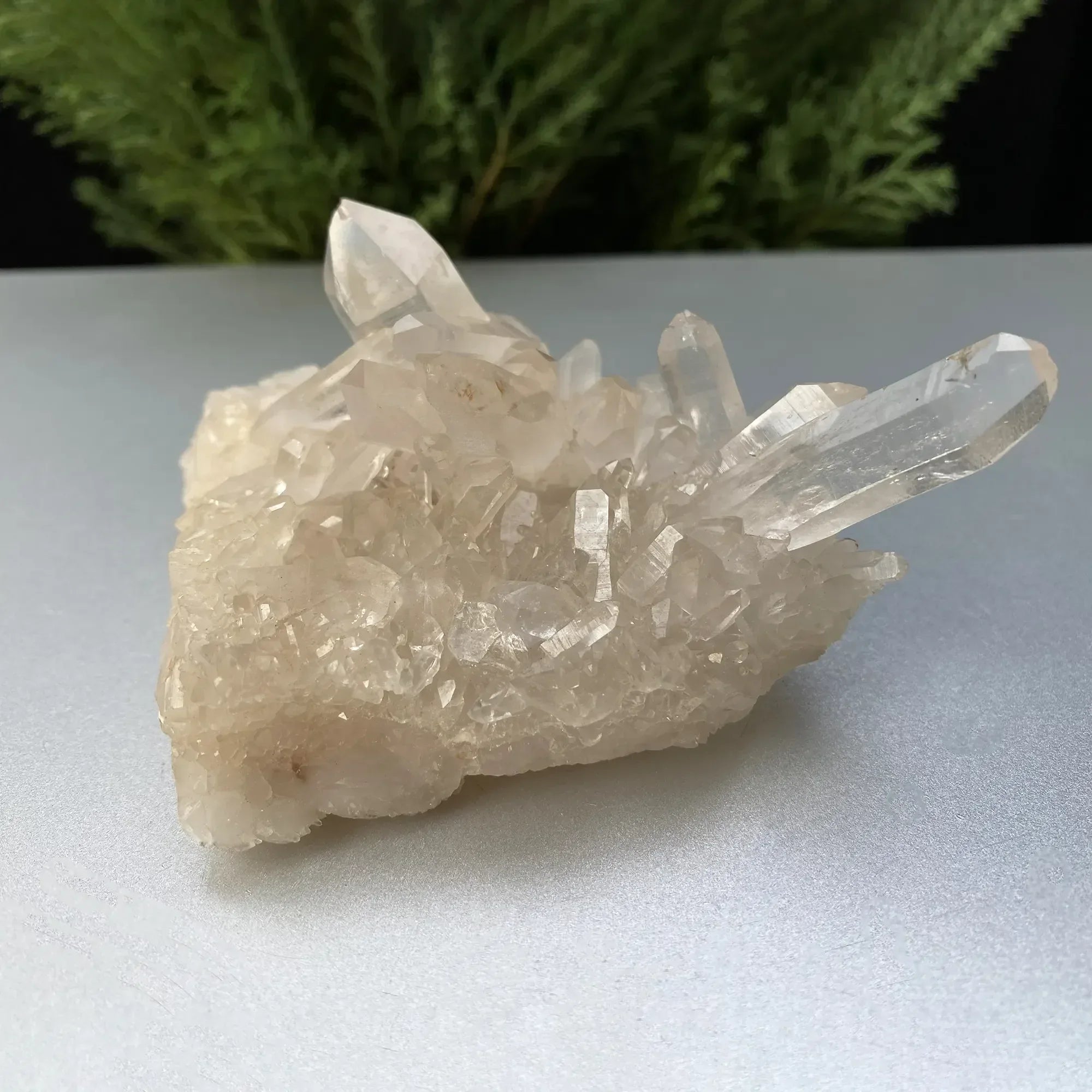 Natural Himalayan White + Pink Quartz Cluster 240g Himalayan Quartz