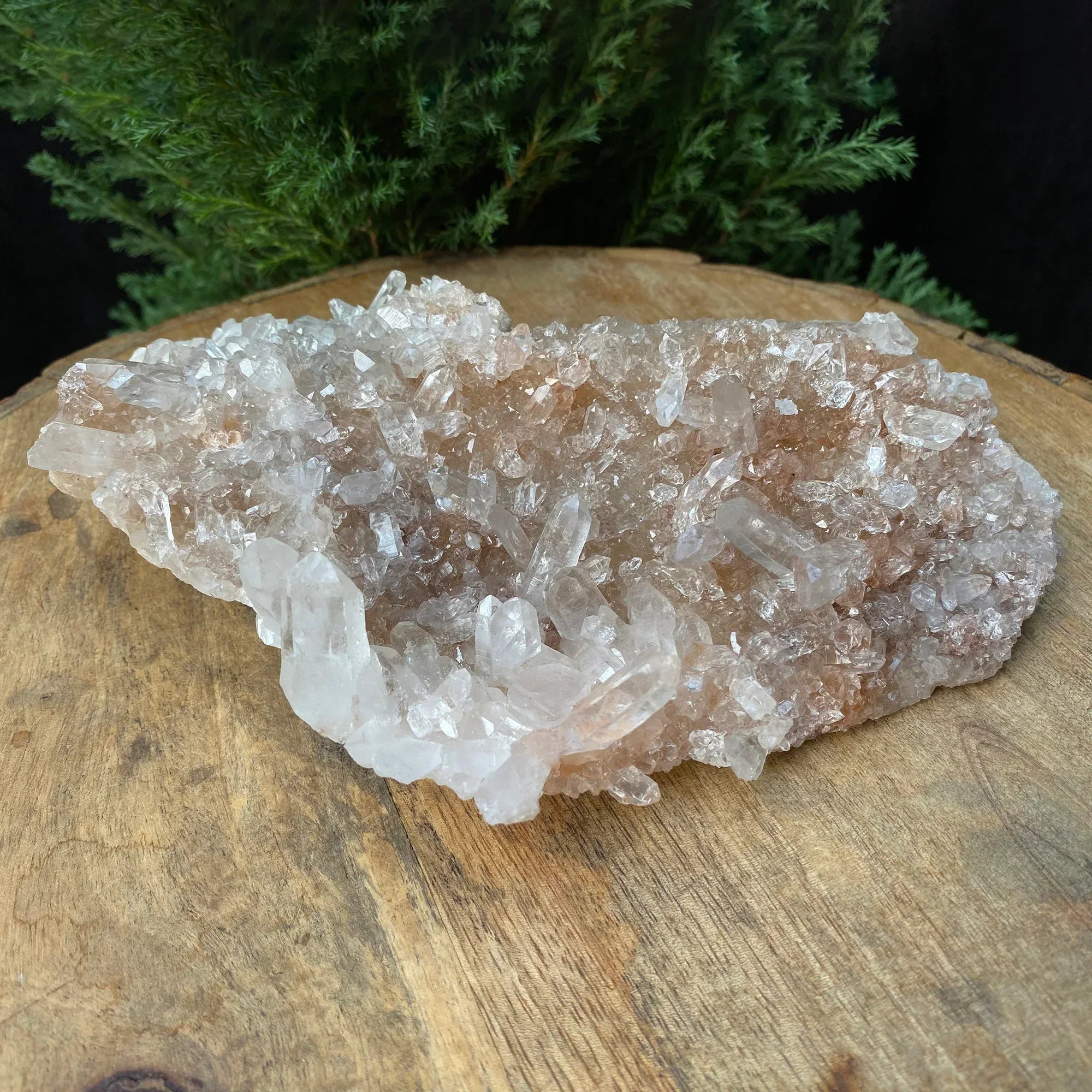 Natural Himalayan White Quartz Cluster 630g Himalayan Quartz