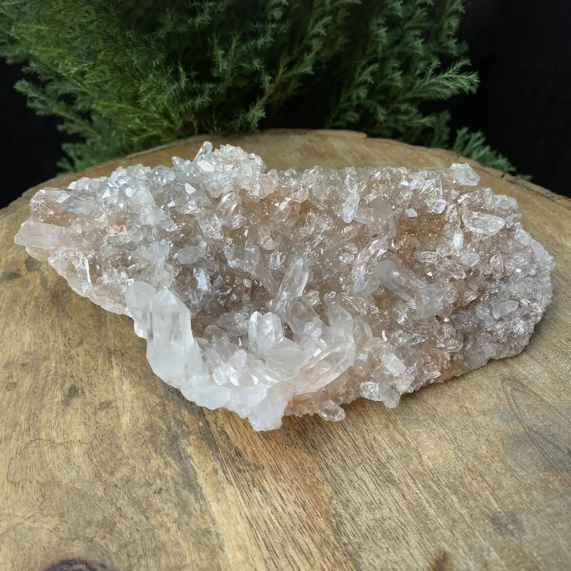 Natural Himalayan White Quartz Cluster 630g Himalayan Quartz