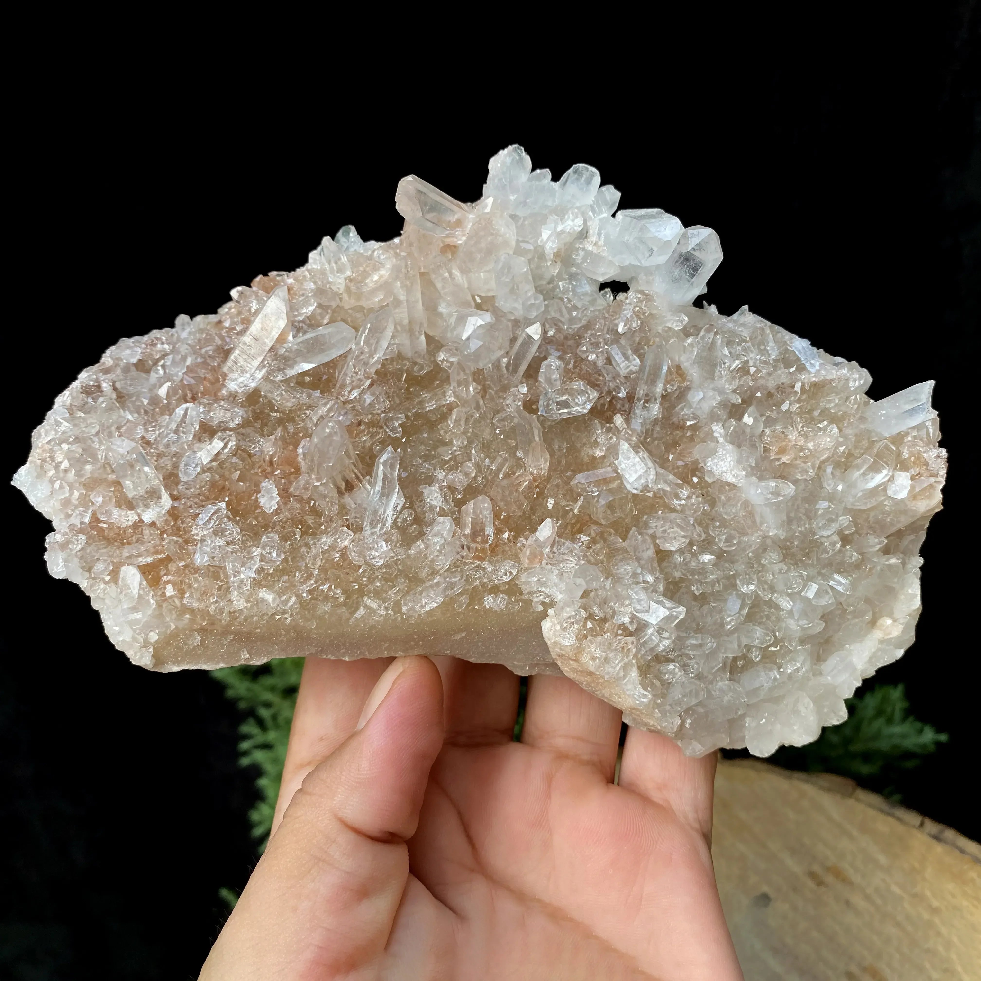Natural Himalayan White Quartz Cluster 630g Himalayan Quartz