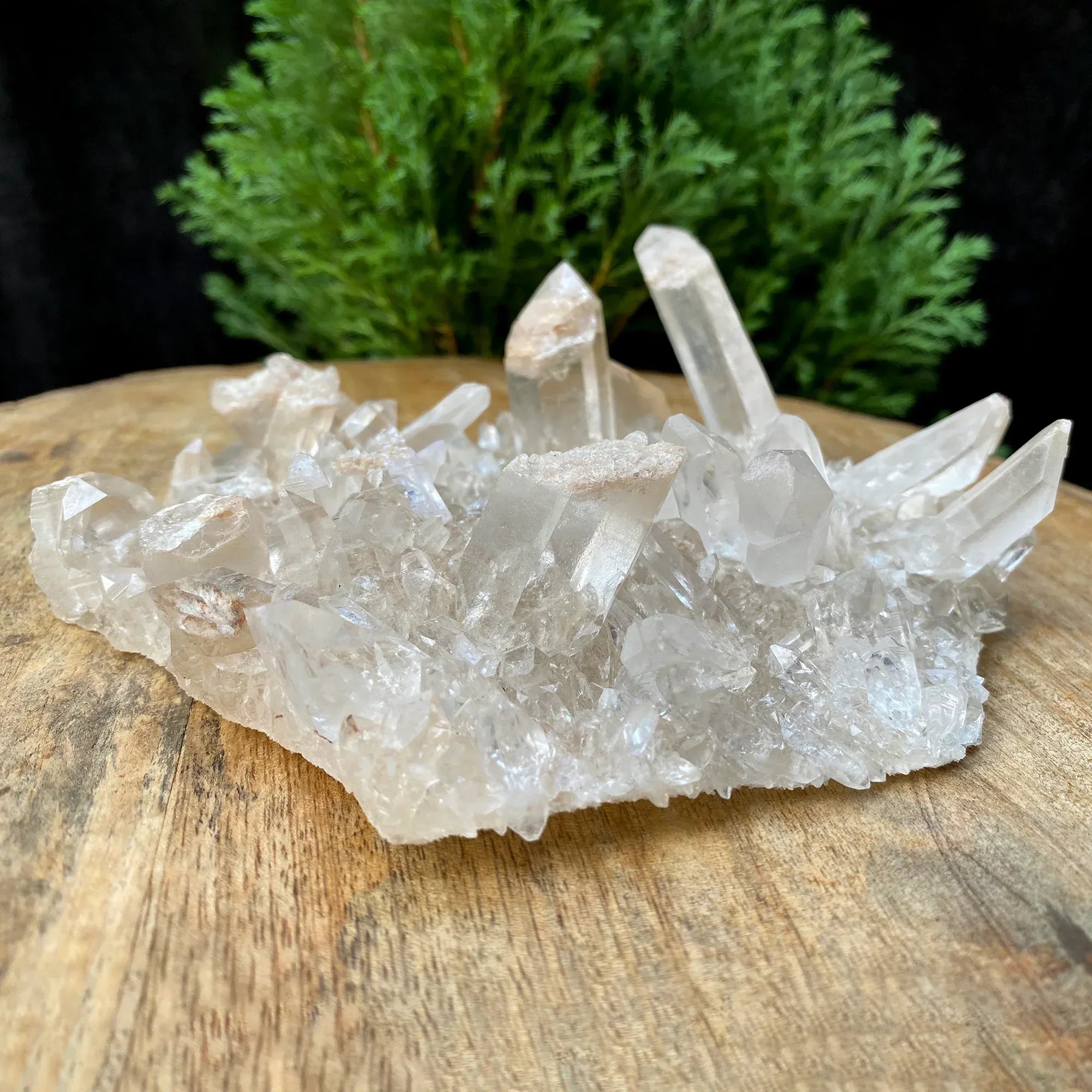 Natural Himalayan White & Pink Quartz Cluster 345g Himalayan Quartz