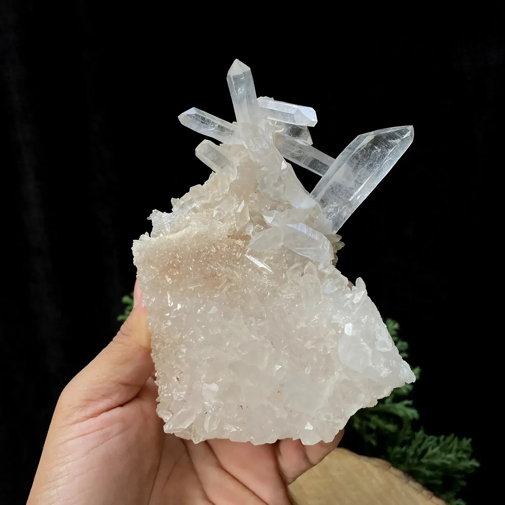 Natural Himalayan White Quartz Cluster 540g Himalayan Quartz