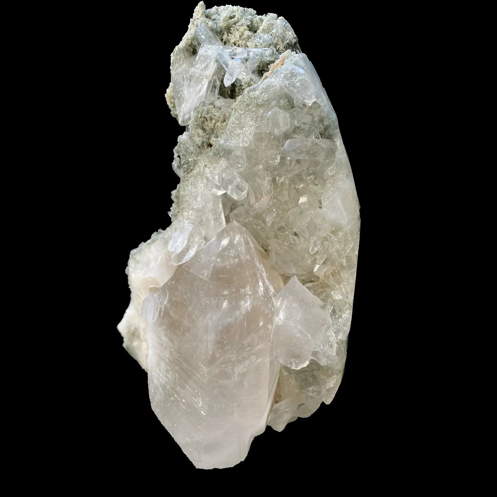 Natural Himalayan Green Phantom Quartz Cluster 1600g Himalayan Quartz