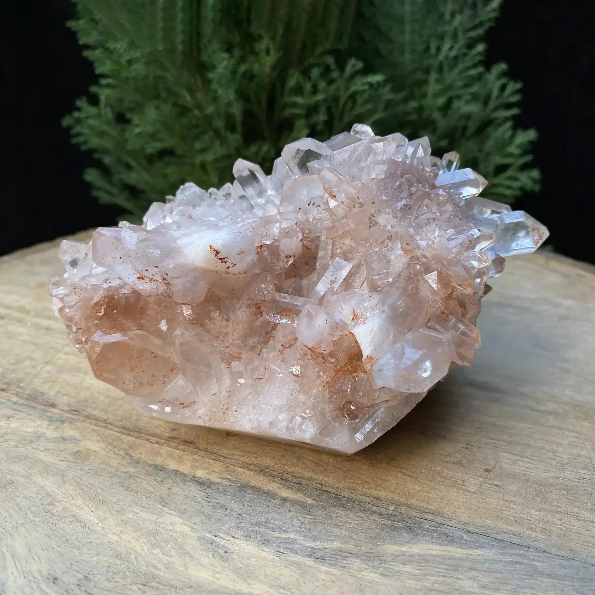 Natural Himalayan Pink Quartz Cluster 685g Himalayan Quartz