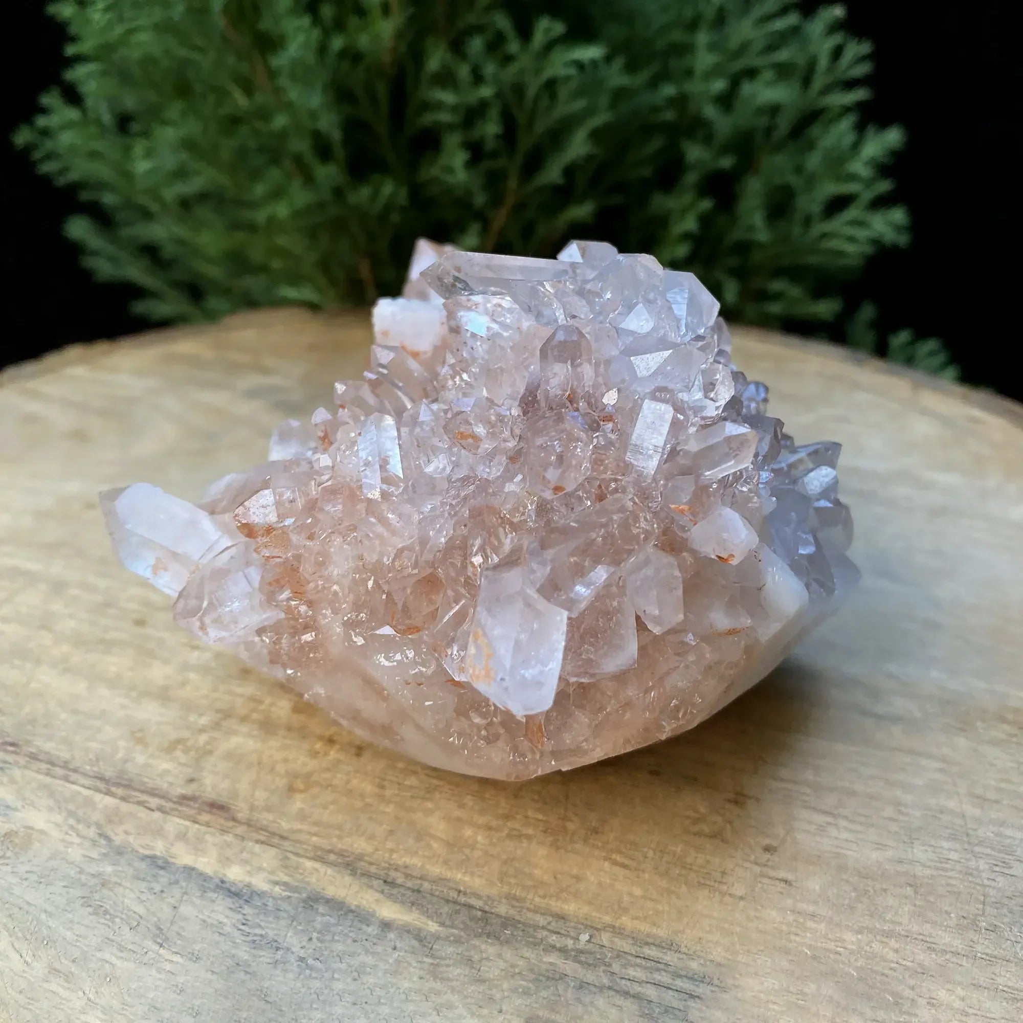 Natural Himalayan Pink Quartz Cluster 685g Himalayan Quartz