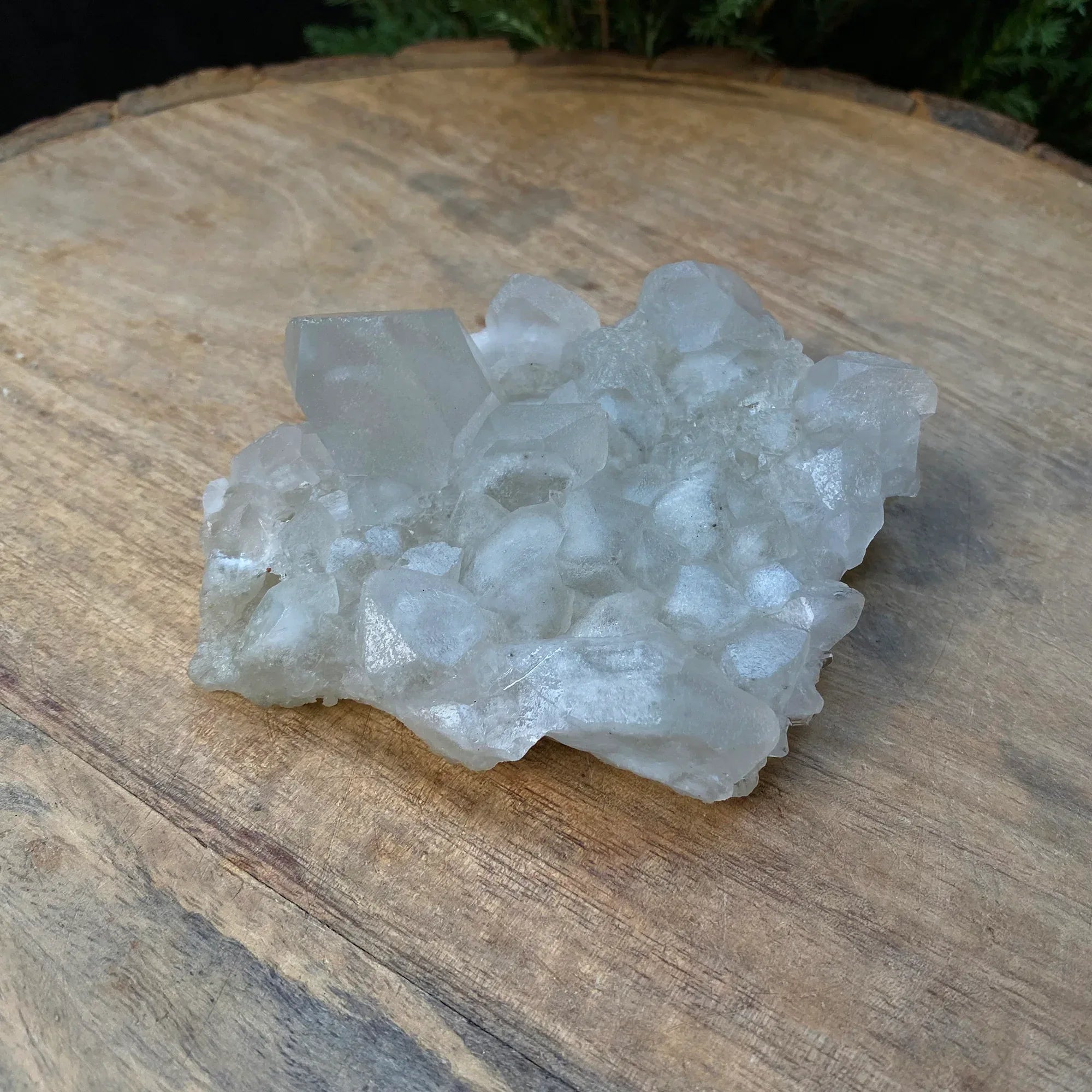 Natural Himalayan White Phantom Quartz Cluster 145g Himalayan Quartz