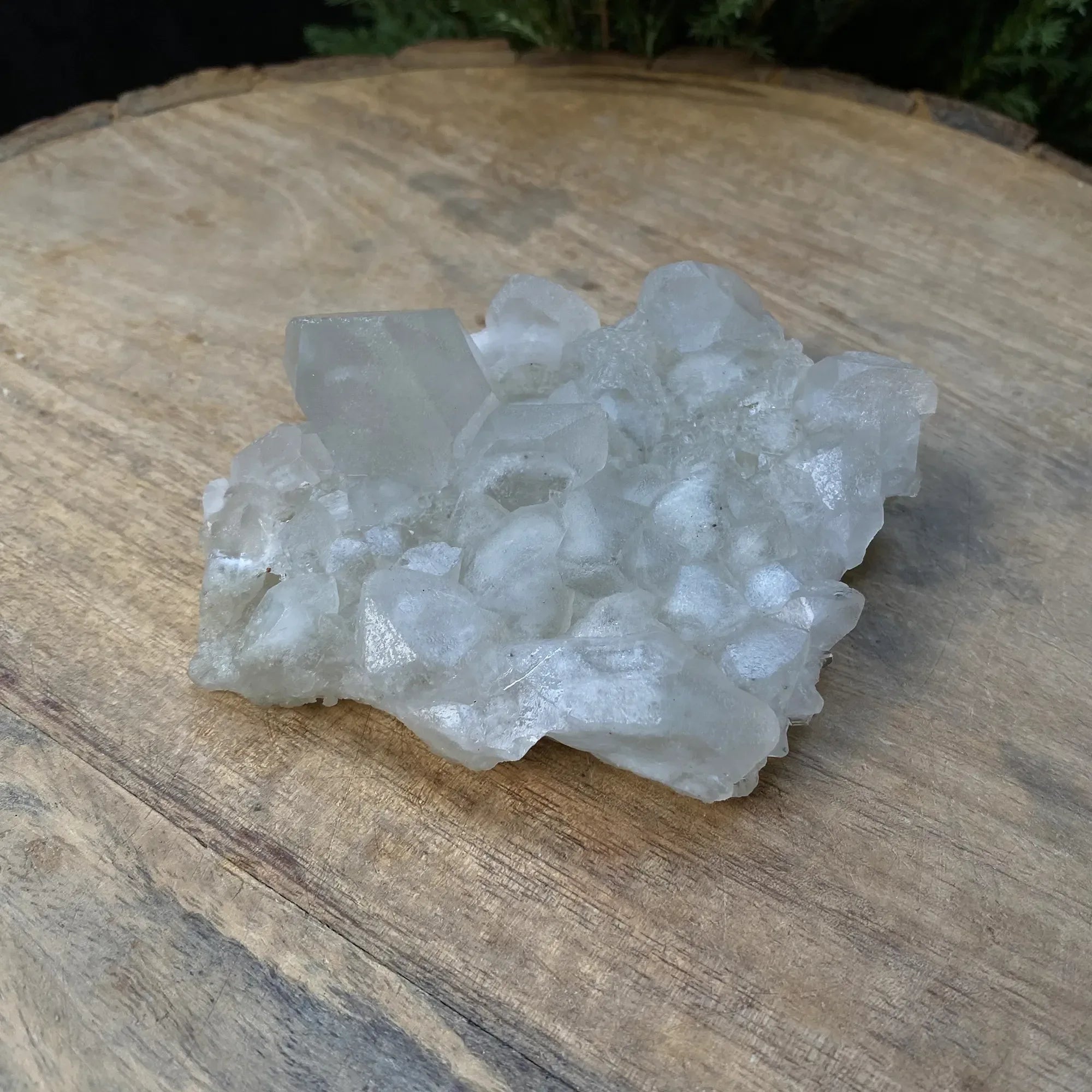 Natural Himalayan White Phantom Quartz Cluster 145g Himalayan Quartz
