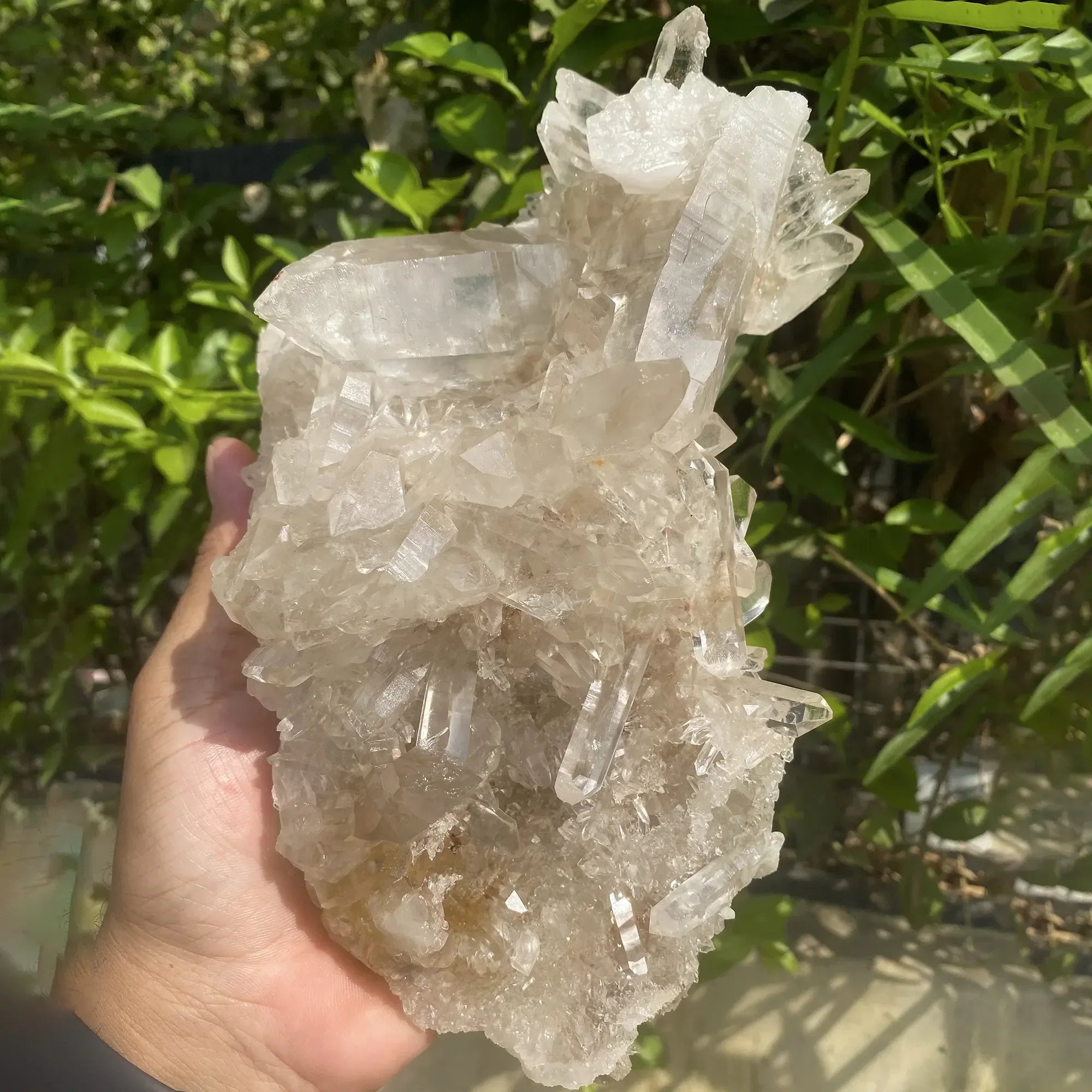 Natural Himalayan White & Pink Quartz Cluster 1815g Himalayan Quartz