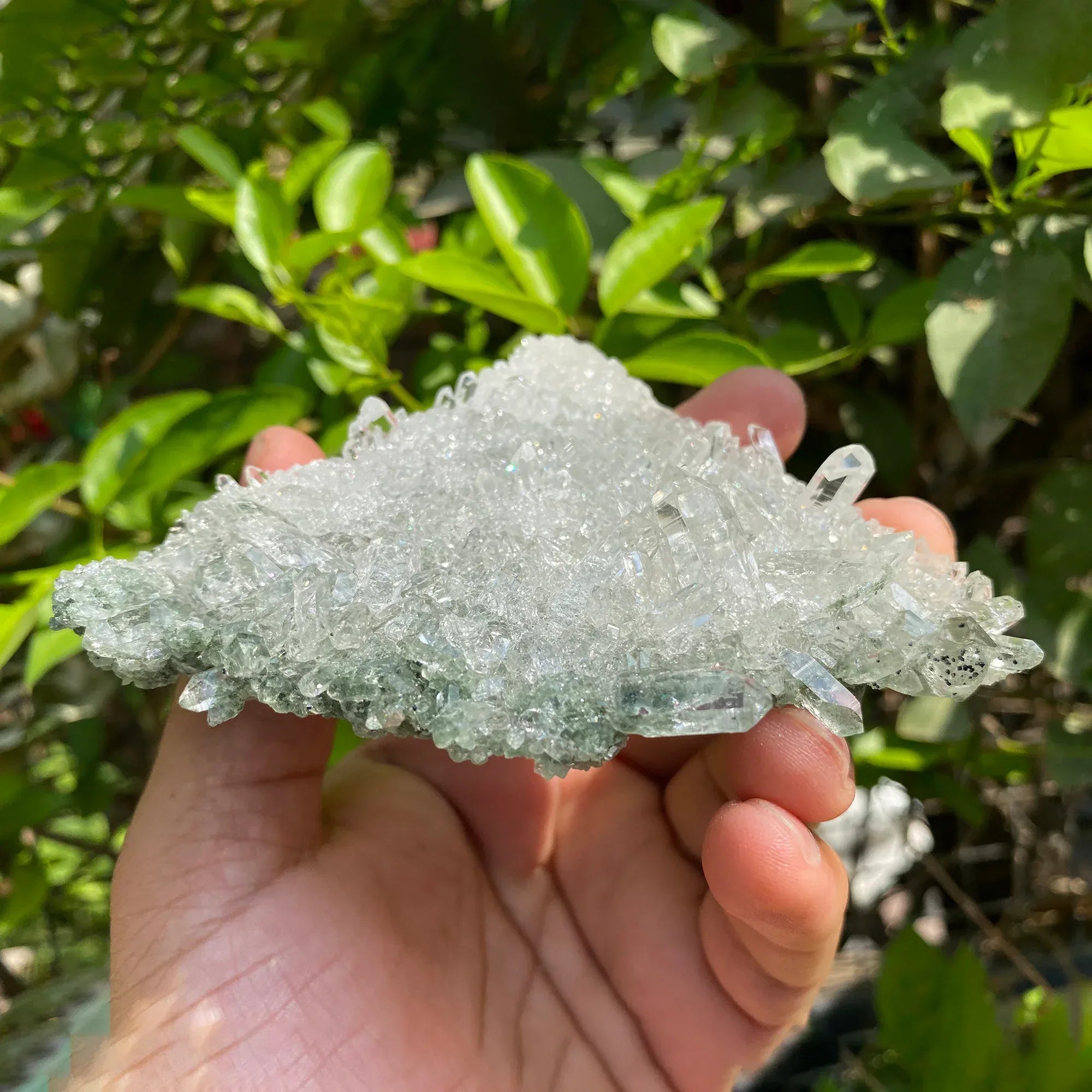 Natural Himalayan Green Chlorite Quartz Cluster 125g Himalayan Quartz