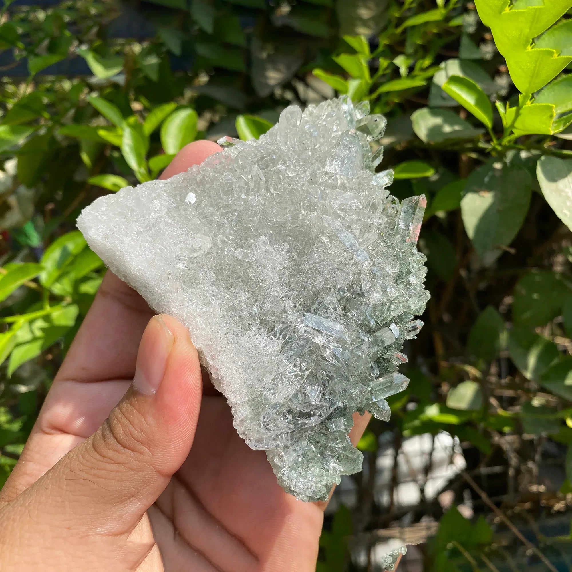 Natural Himalayan Green Chlorite Quartz Cluster 125g – GCQ-244 - Himalya Quartz