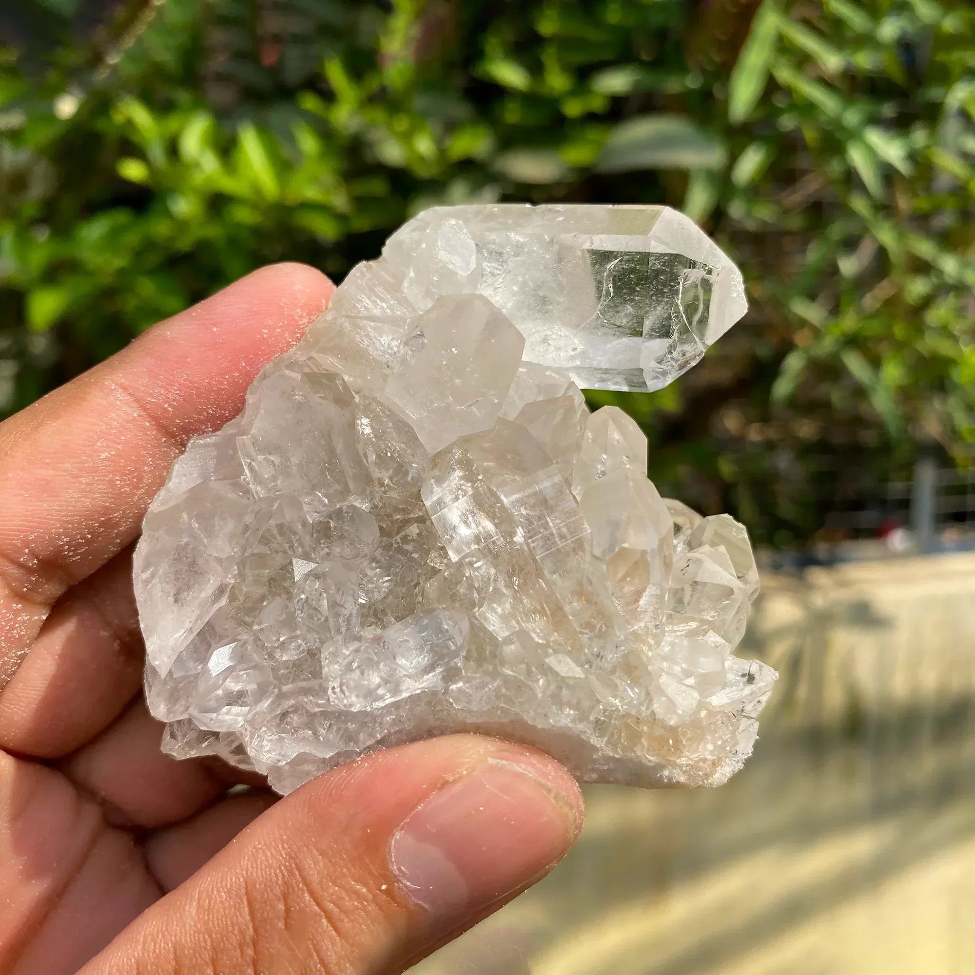Natural Himalayan White Quartz Cluster 195g Himalayan Quartz
