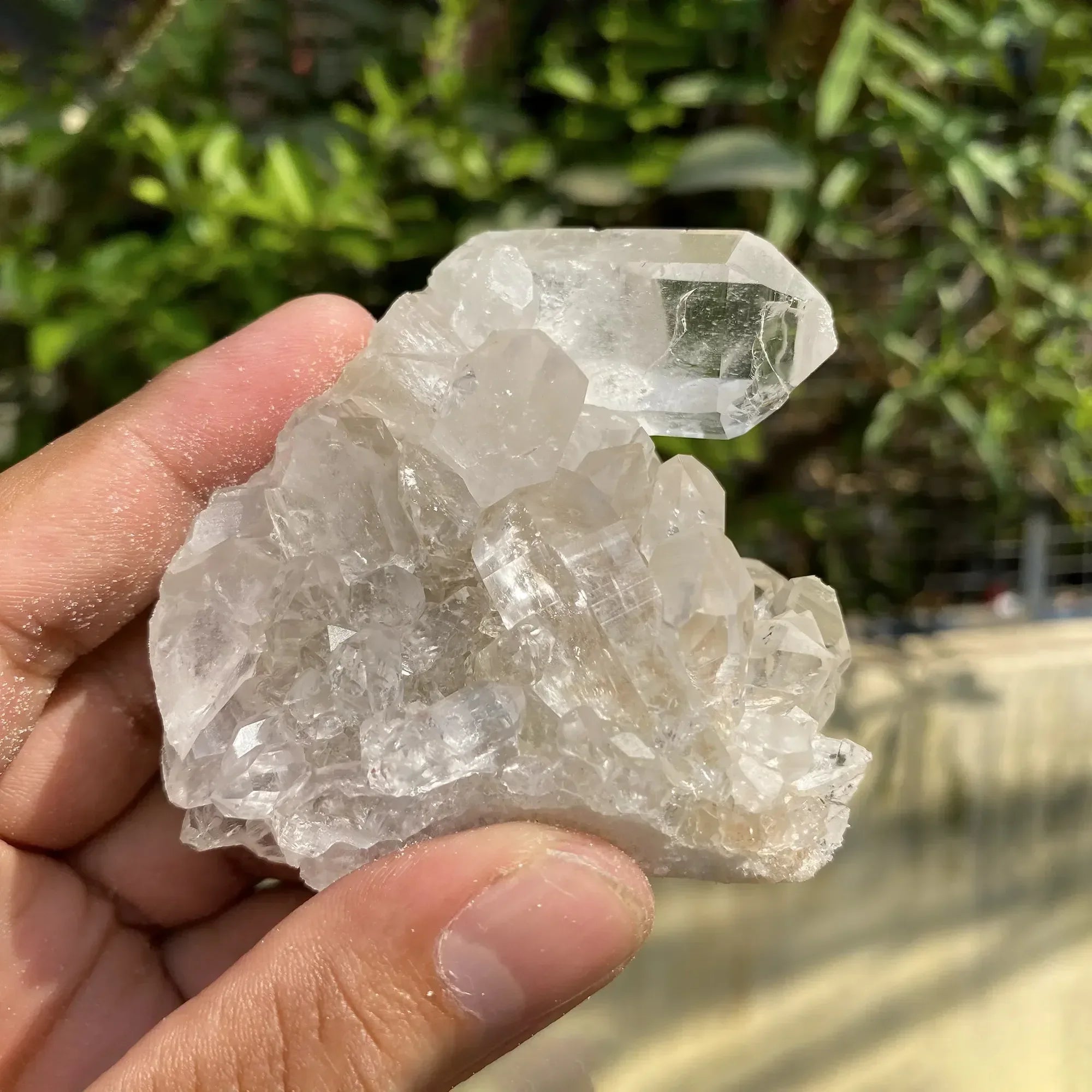 Natural Himalayan White Quartz Cluster 195g Himalayan Quartz
