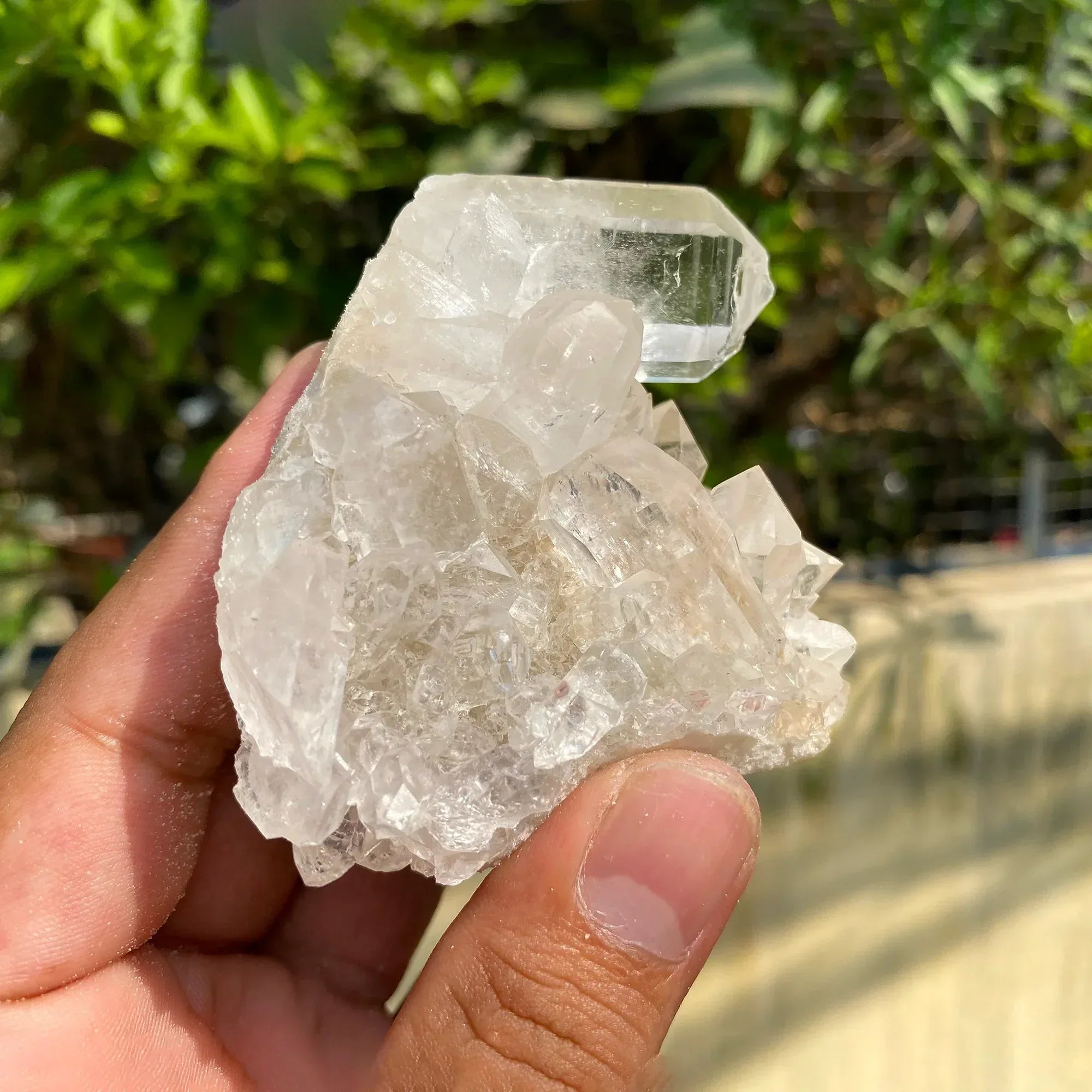 Natural Himalayan White Quartz Cluster 195g Himalayan Quartz