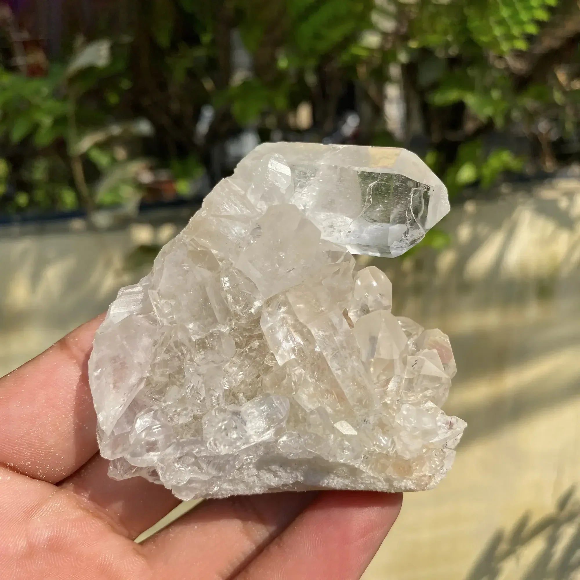 Natural Himalayan White Quartz Cluster 195g Himalayan Quartz