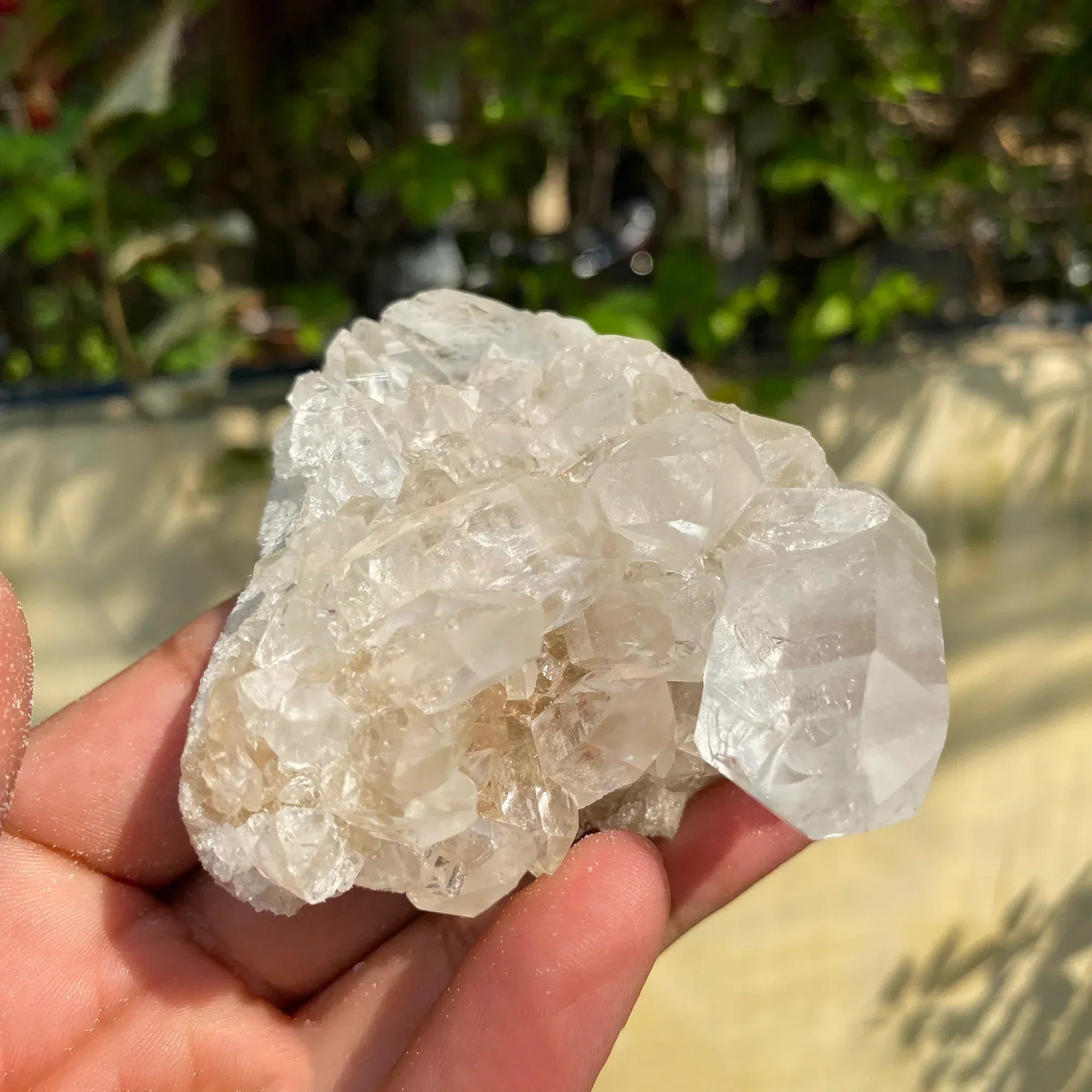 Natural Himalayan White Quartz Cluster 195g Himalayan Quartz